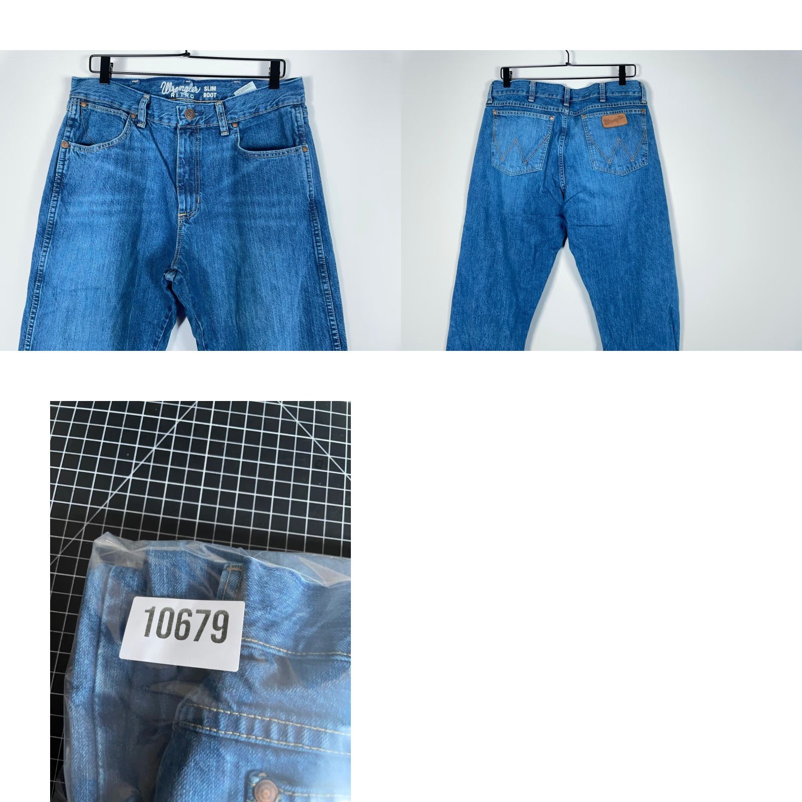 Wrangler Wrangler Retro Slim Boot Jeans Men's 34 x 36 Blue Denim Bootcut Size US 34 / EU 50 - 9 Thumbnail