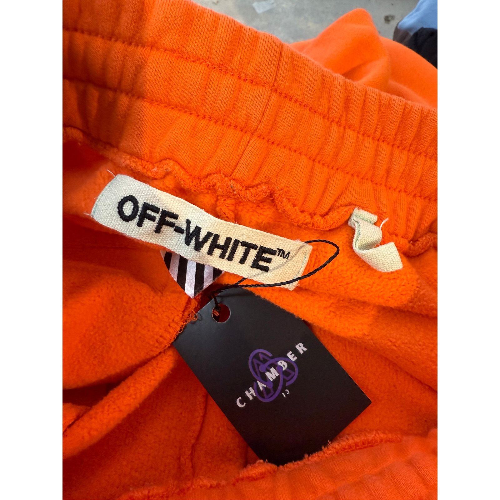 Off-White Off-White Vlone Orange Sweatpants Size US 30 / EU 46 - 2 Thumbnail