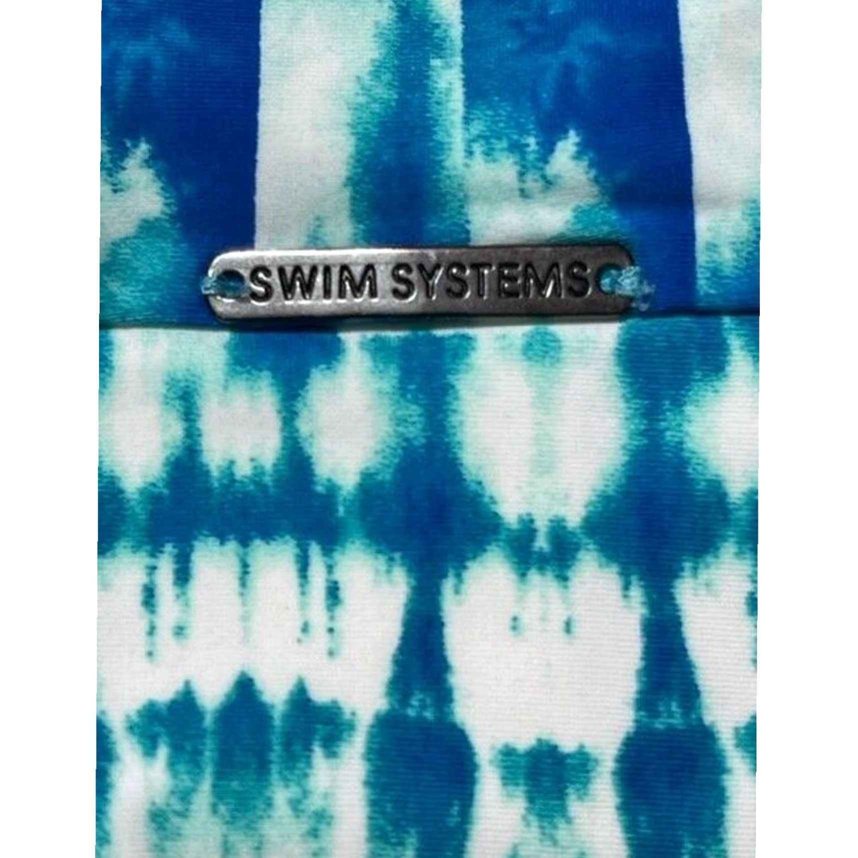 Vintage Swim Systems Bikini Bottom S Tie Dye Shibori Luxe Boho Chic Hipster Bottom Womens S Beach Blue Size 28" / US 6 / IT 42 - 5 Thumbnail