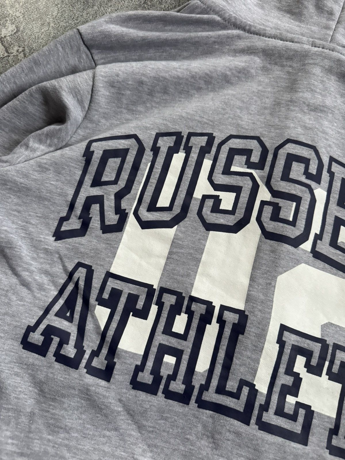 Russell Athletic Russell Athletic big logo zip hoodie long sleeve hooded 00s Size US L / EU 52-54 / 3 - 7 Thumbnail