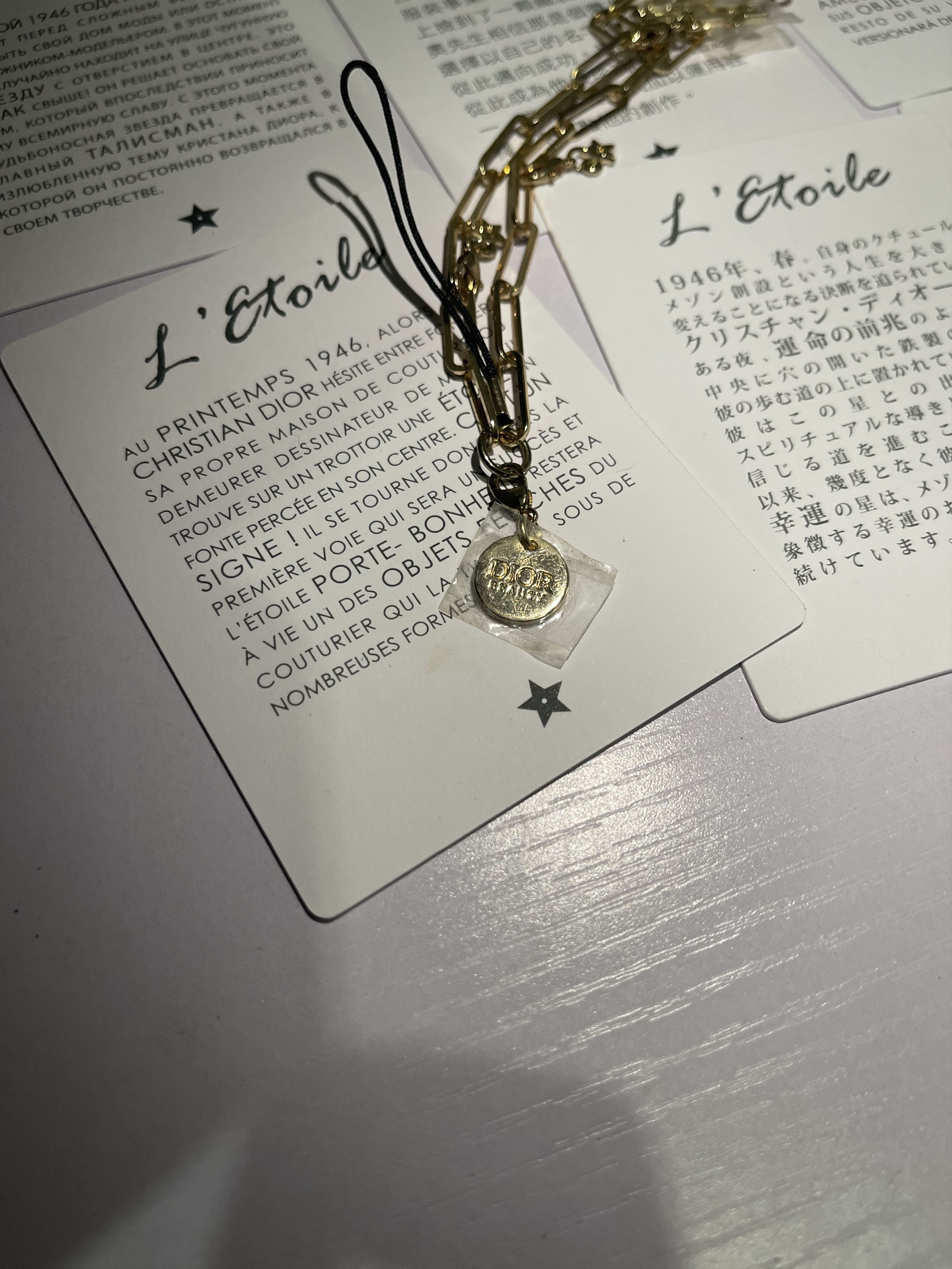 Dior Dior Phone Charm & Mini Necklace Size ONE SIZE - 6 Thumbnail