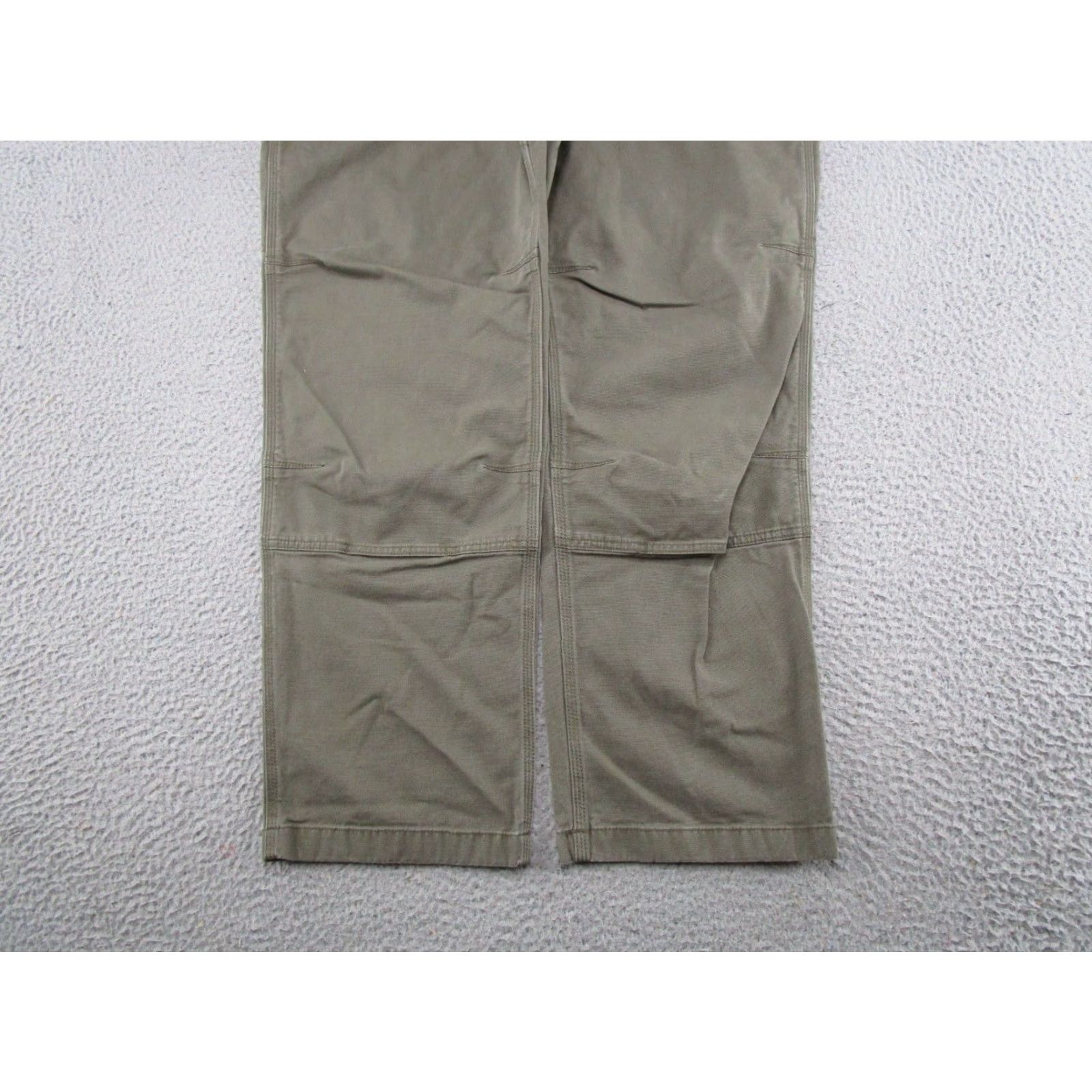 Carhartt Carhartt Pants 102802 217 Duck Double Knee Relaxed Fit Men's 40x32 Tag Size Green Cargo 5-Pocket Design Carpentry Workwear Jeans Style Baggy Straight Size US 40 / EU 56 - 2 Thumbnail
