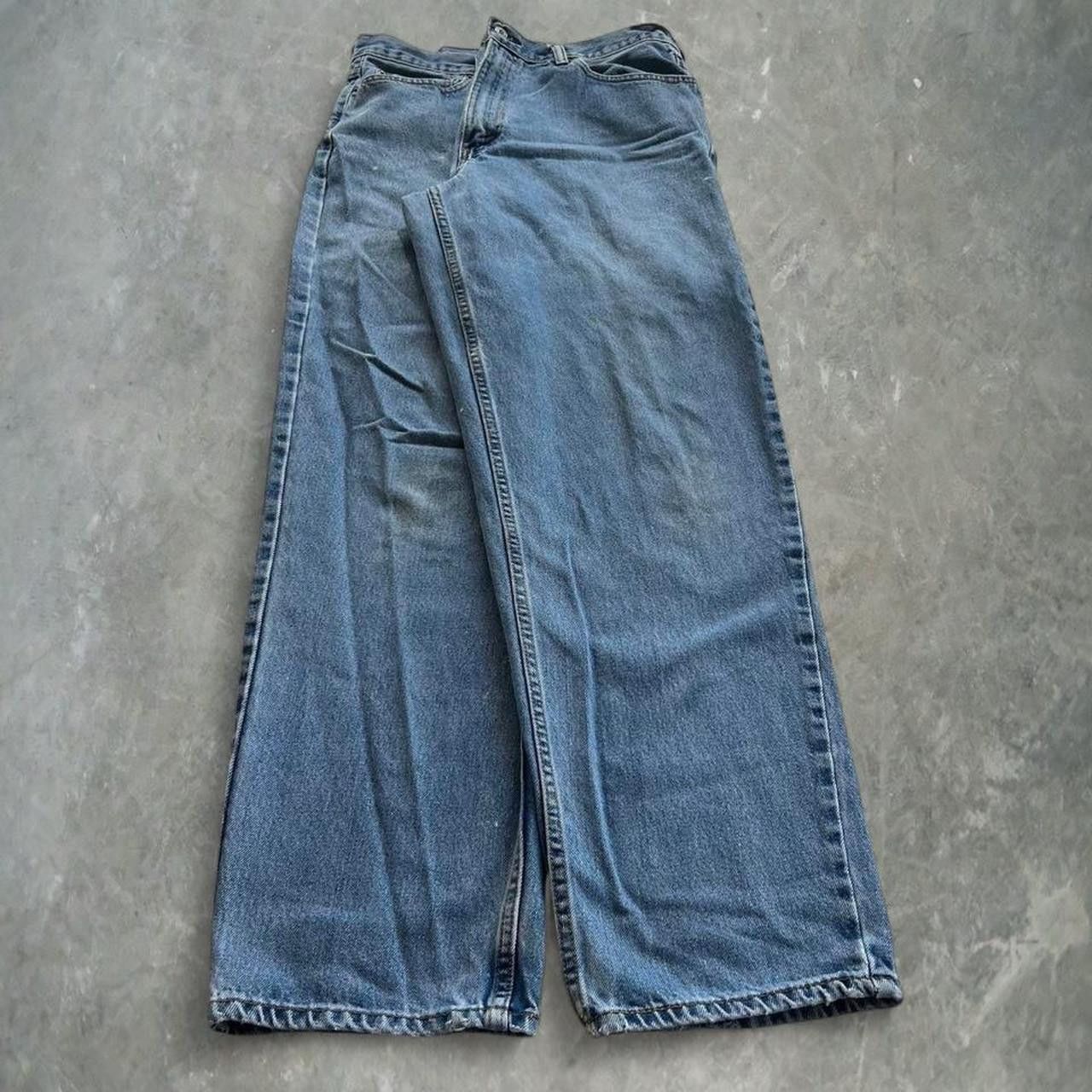Vintage Crazy Vintage Y2K/2000s Super Baggy Skater Style Light Wash Skate Essential Levi’s 569 Denim Jeans! Size US 34 / EU 50 - 3 Thumbnail