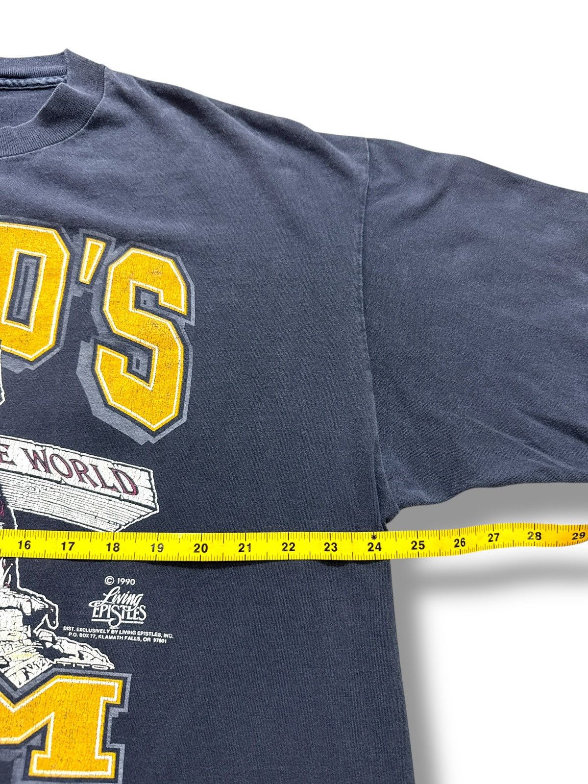Vintage *RARE* VINTAGE 1990 90s LORD’S GYM GOD BODYBUILDING T-SHIRT Size US XXL / EU 58 / 5 - 6 Thumbnail