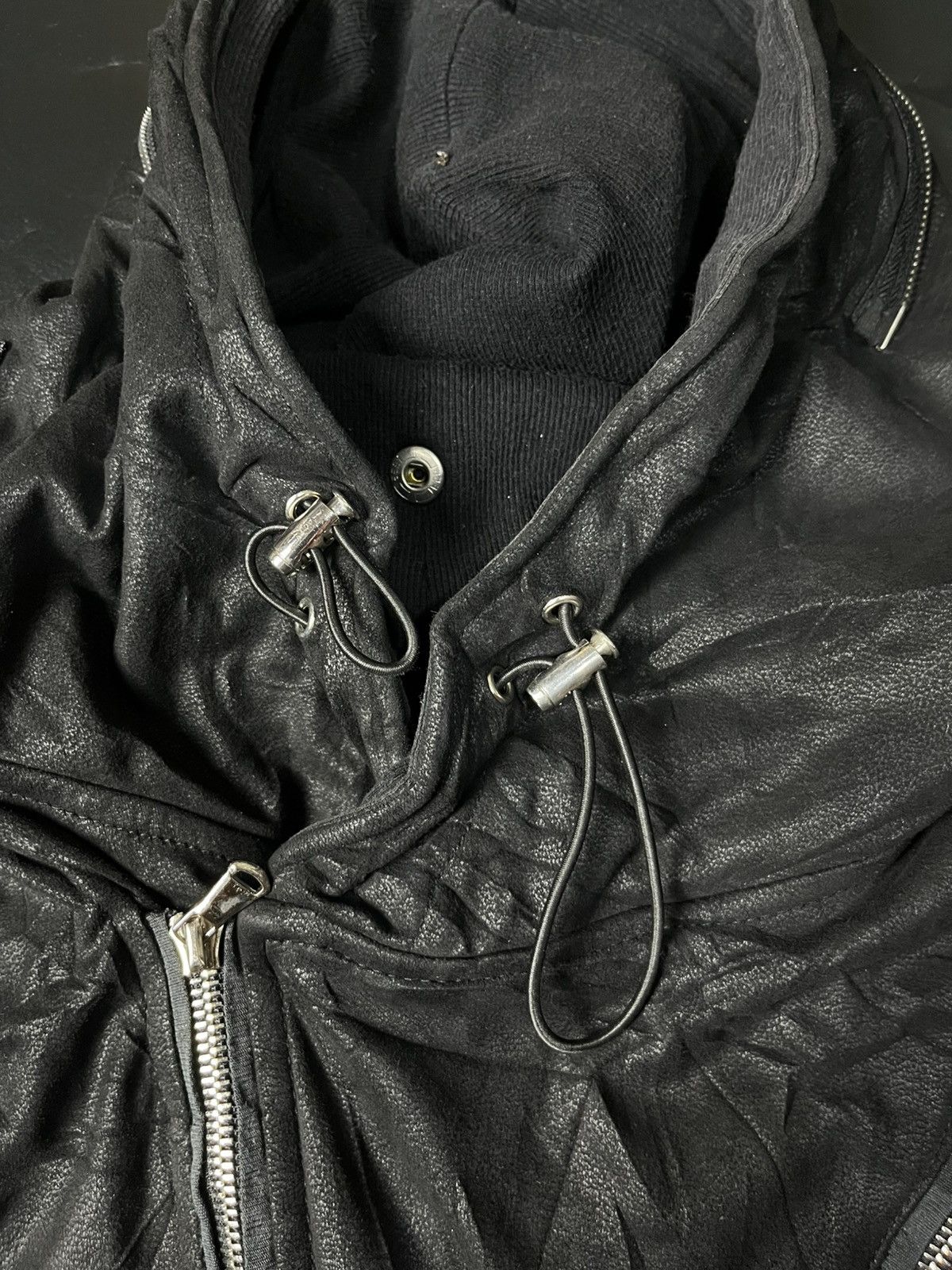 Johnny wolf Buffalo Bobs Asymmetric Waxed Jacket