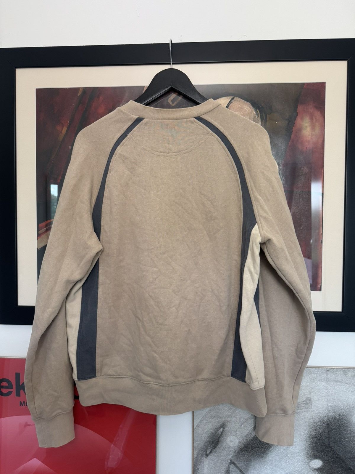 Nike Nike Vintage Center Swoosh Beige Travis Scott Cw Y2k Hype Size US M / EU 48-50 / 2 - 2 Thumbnail