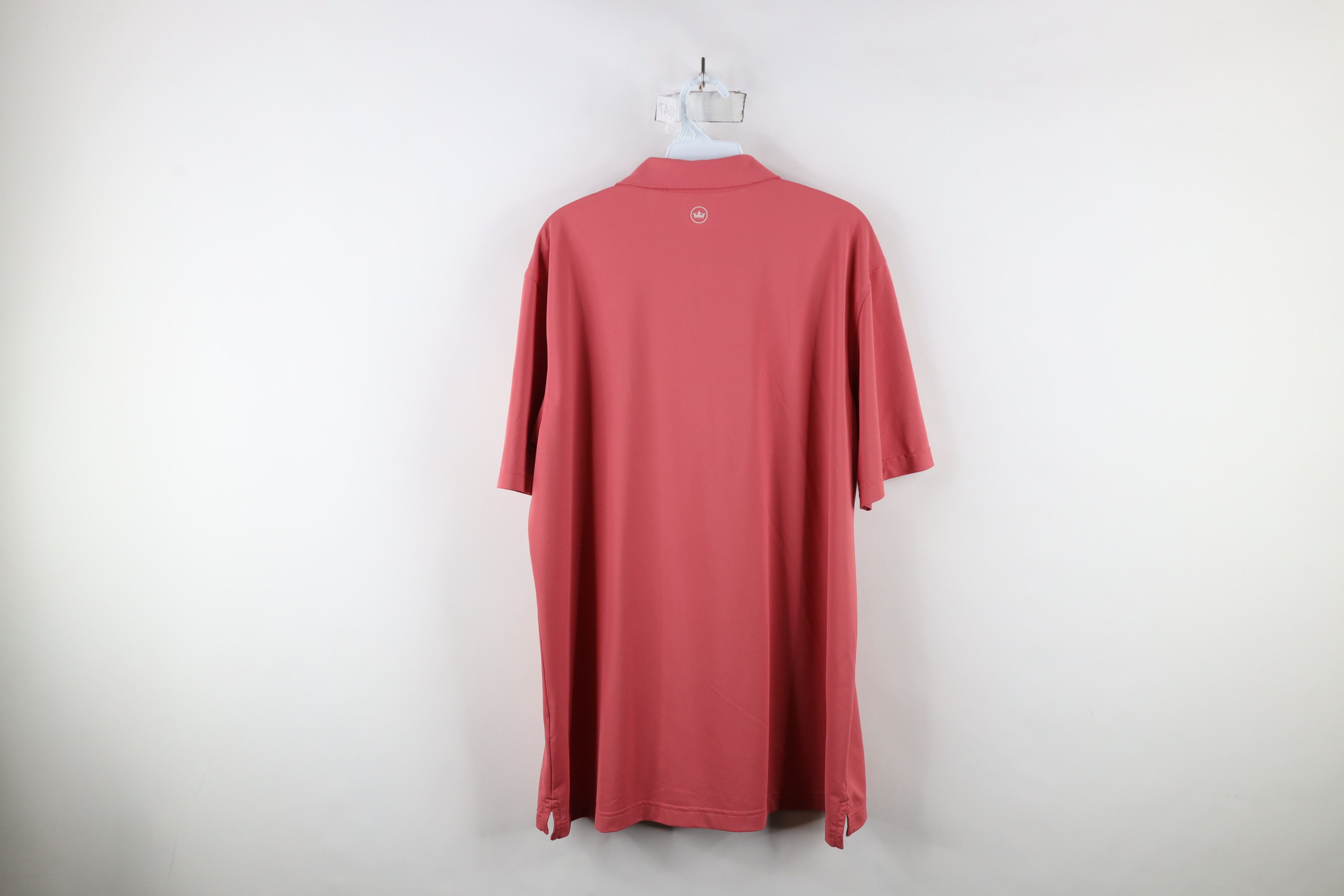 Vintage Peter Millar Crown Crafted Short Sleeve Golf Polo Shirt Pink Size US XL / EU 56 / 4 - 9 Thumbnail