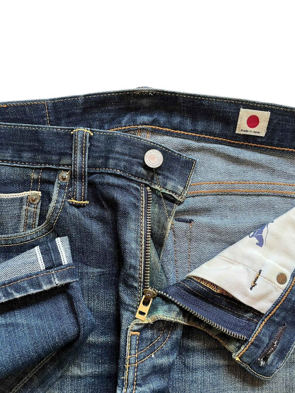 Levi's × Levi's Vintage Clothing Vintage 2006 Levis 511 Japan Selvedge Mudwash Slim Fit Jeans Size US 33 - 4 Thumbnail
