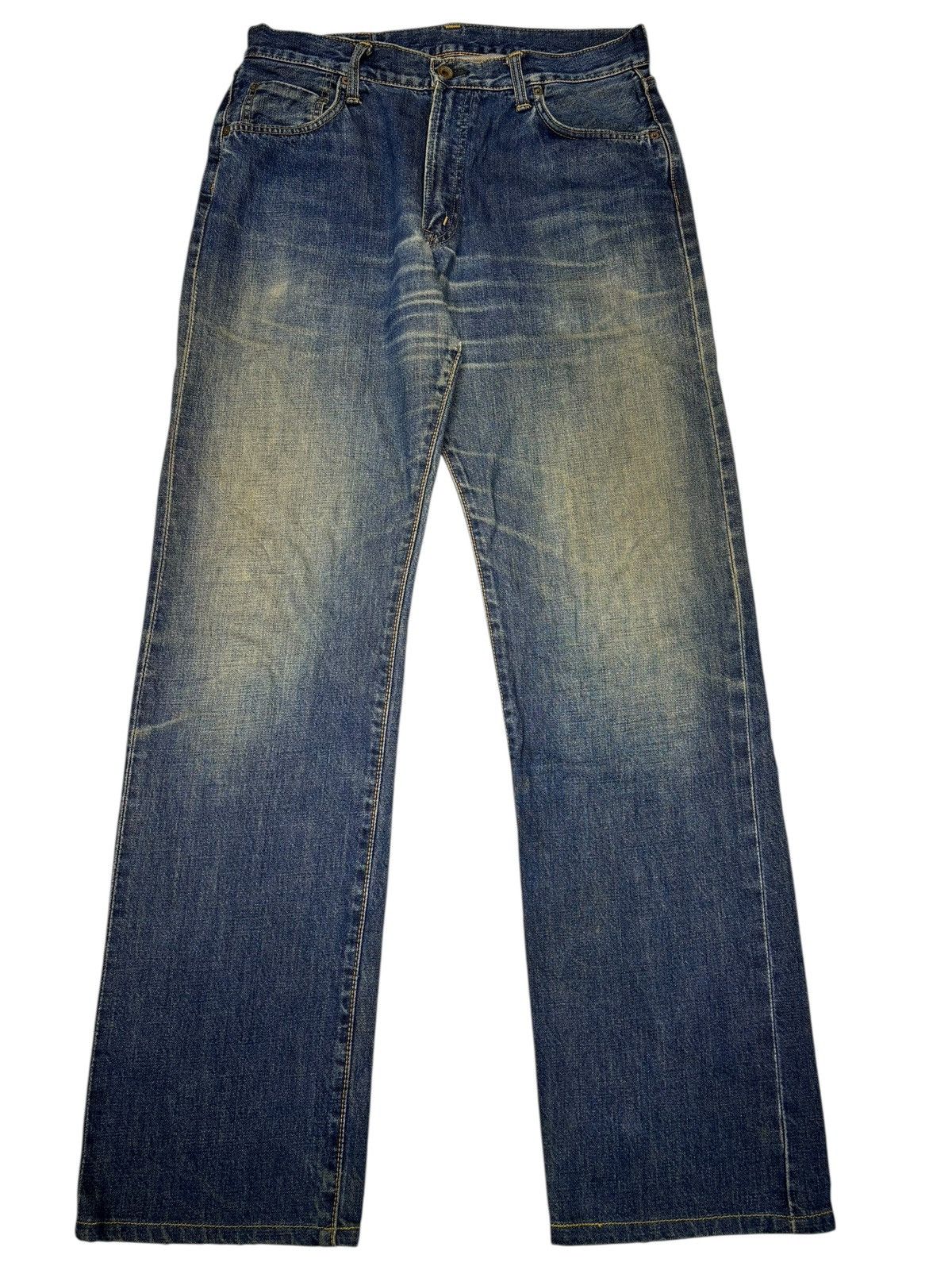 Kapital 🔥EDWIN 505xx SELVEDGE BAGGY JEANS MUD WASH DISTRESSED DENIM Size US 34 / EU 50 - 6 Thumbnail