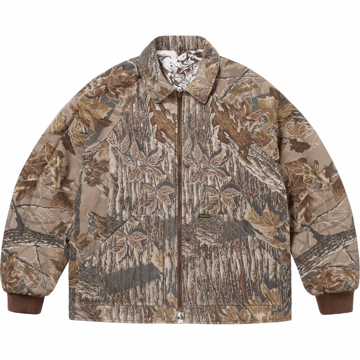 image of Supreme Realtree Reversible Quilted Work Jacket, Men's (Size XL)