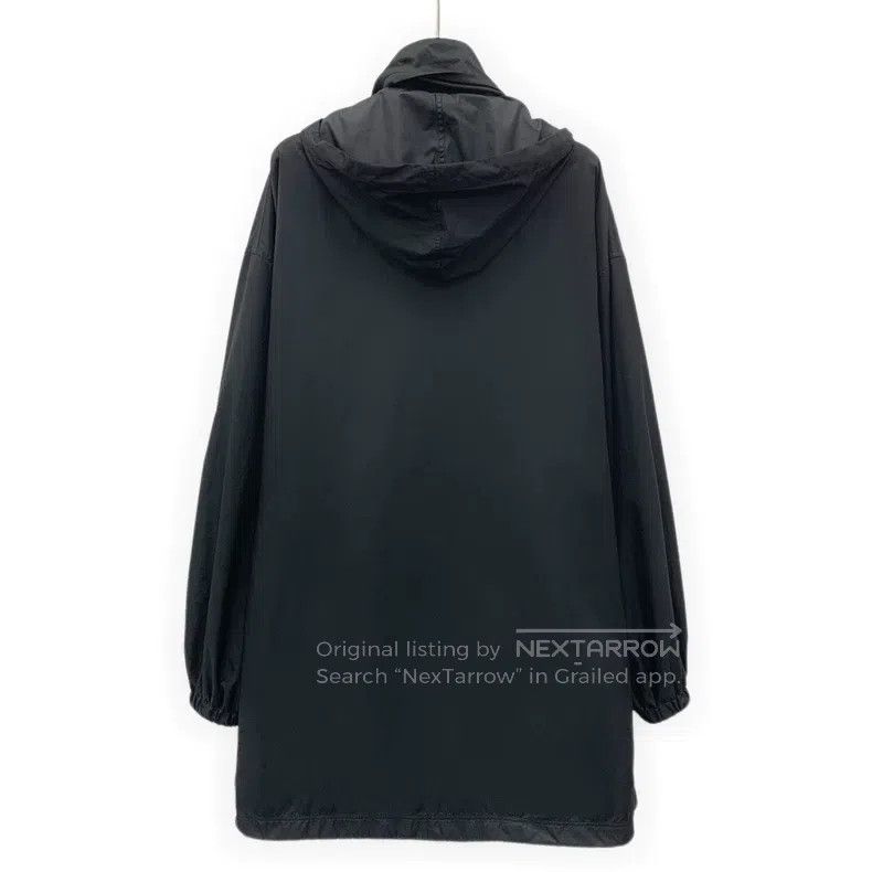 Balenciaga Balenciaga Black Logo Letter Embroidered Hooded Single Bre Size US S / EU 44-46 / 1 - 2 Thumbnail