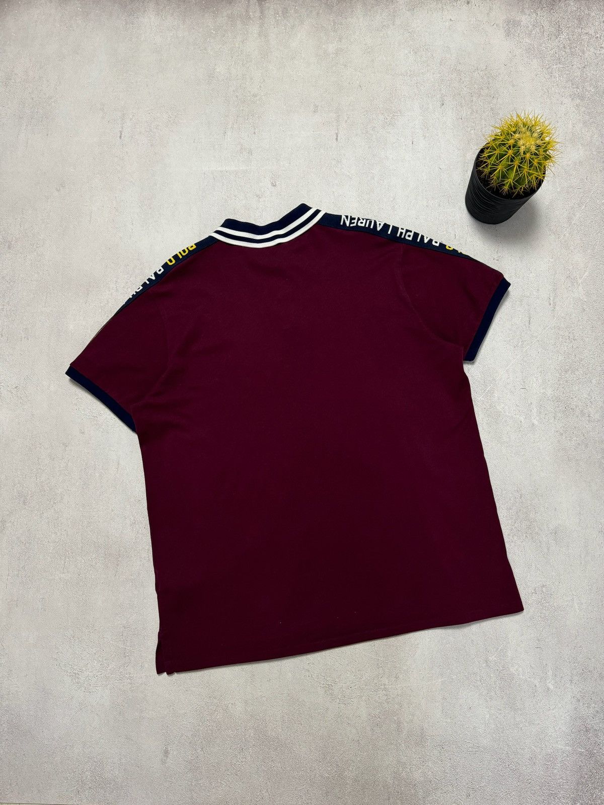 Polo Ralph Lauren × Vintage Polo Ralph Lauren Polo T Shirt Rugby Big Logo Mens XL Size Size US XL / EU 56 / 4 - 7 Thumbnail