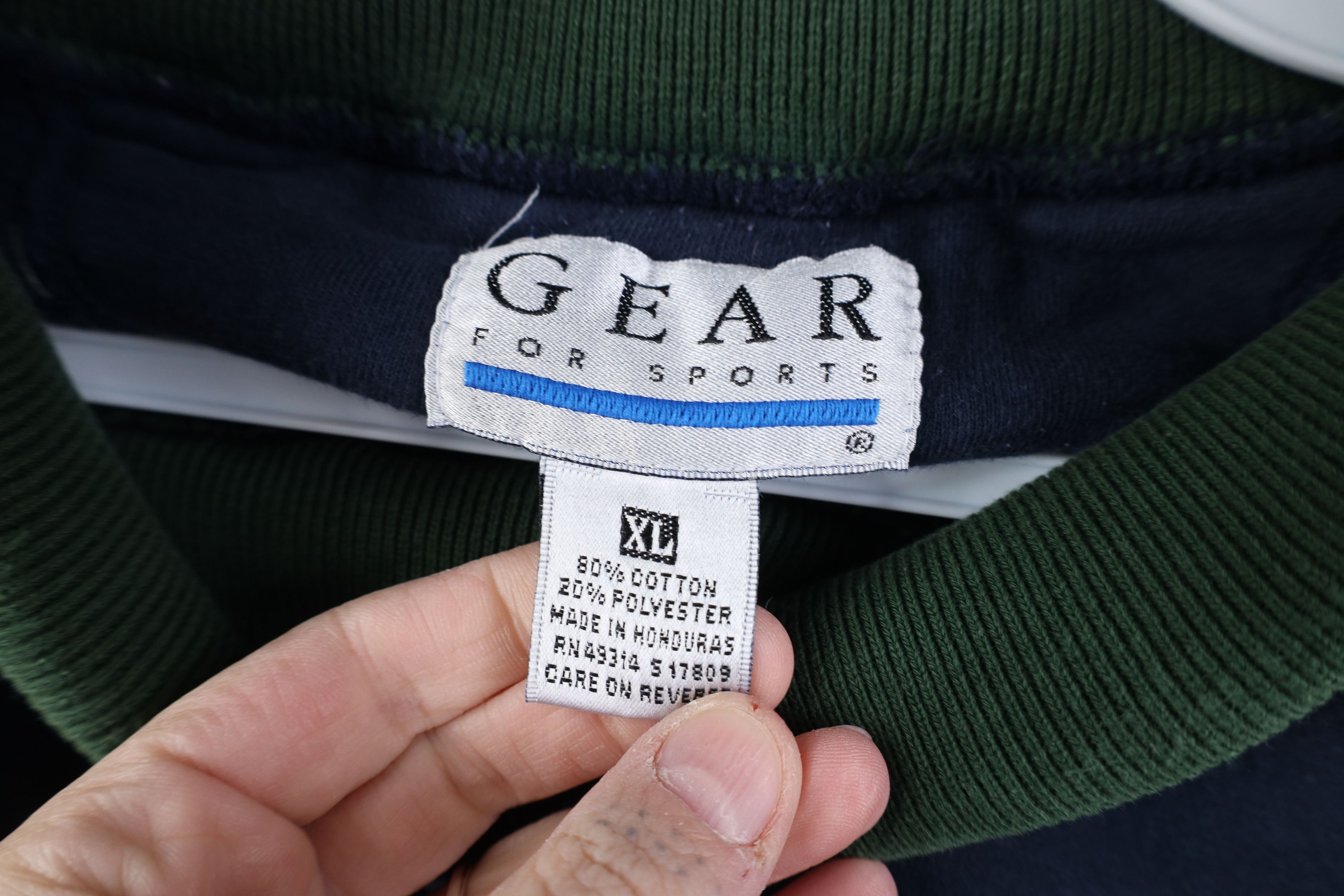 Vintage Vintage 90s Streetwear Alaska Turtleneck Sweatshirt Blue Size XL / US 12-14 / IT 48-50 - 11 Thumbnail