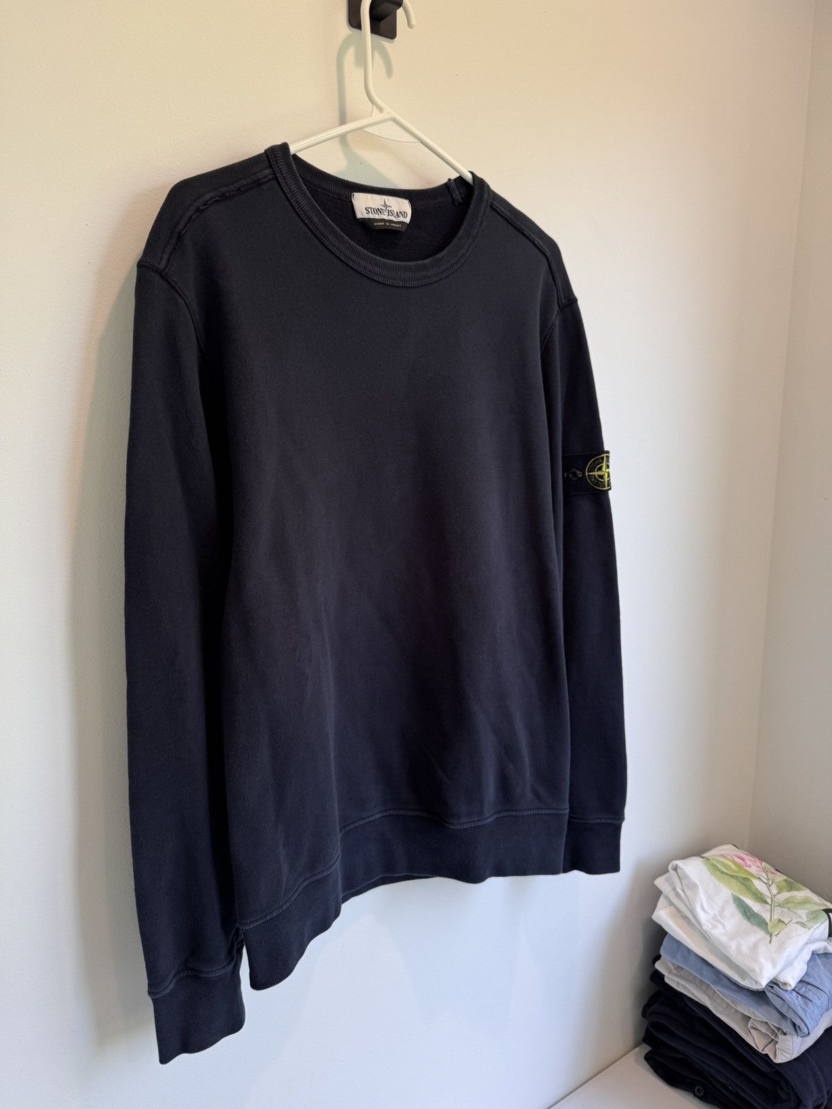 Stone Island Stone Island Mens Navy Blue Sweater Size L Large Size US L / EU 52-54 / 3 - 2 Thumbnail