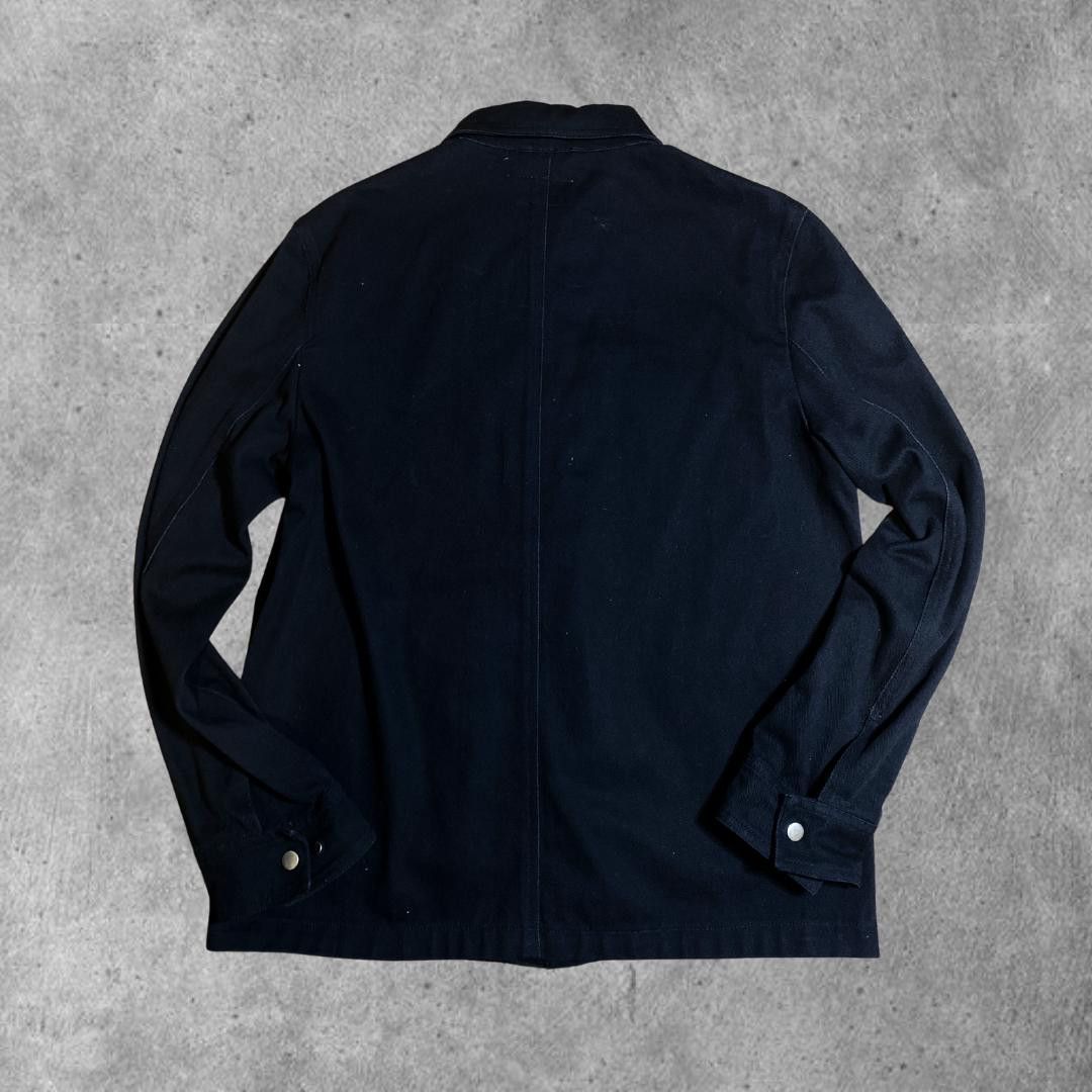Designer Vintage Black Military Zip Up Jacket Size US L / EU 52-54 / 3 - 3 Thumbnail