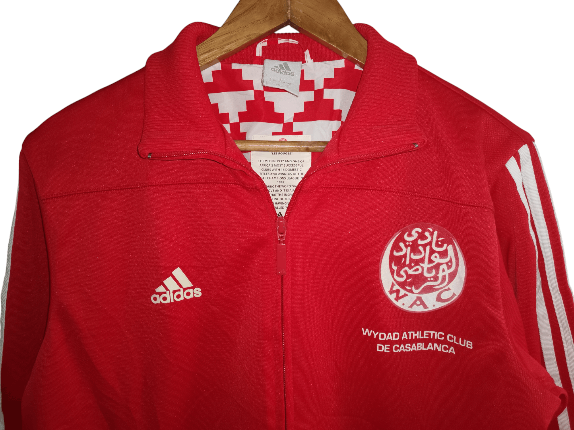 Adidas Adidas les rouges wydad track jacket vintage Size US L / EU 52-54 / 3 - 5 Thumbnail