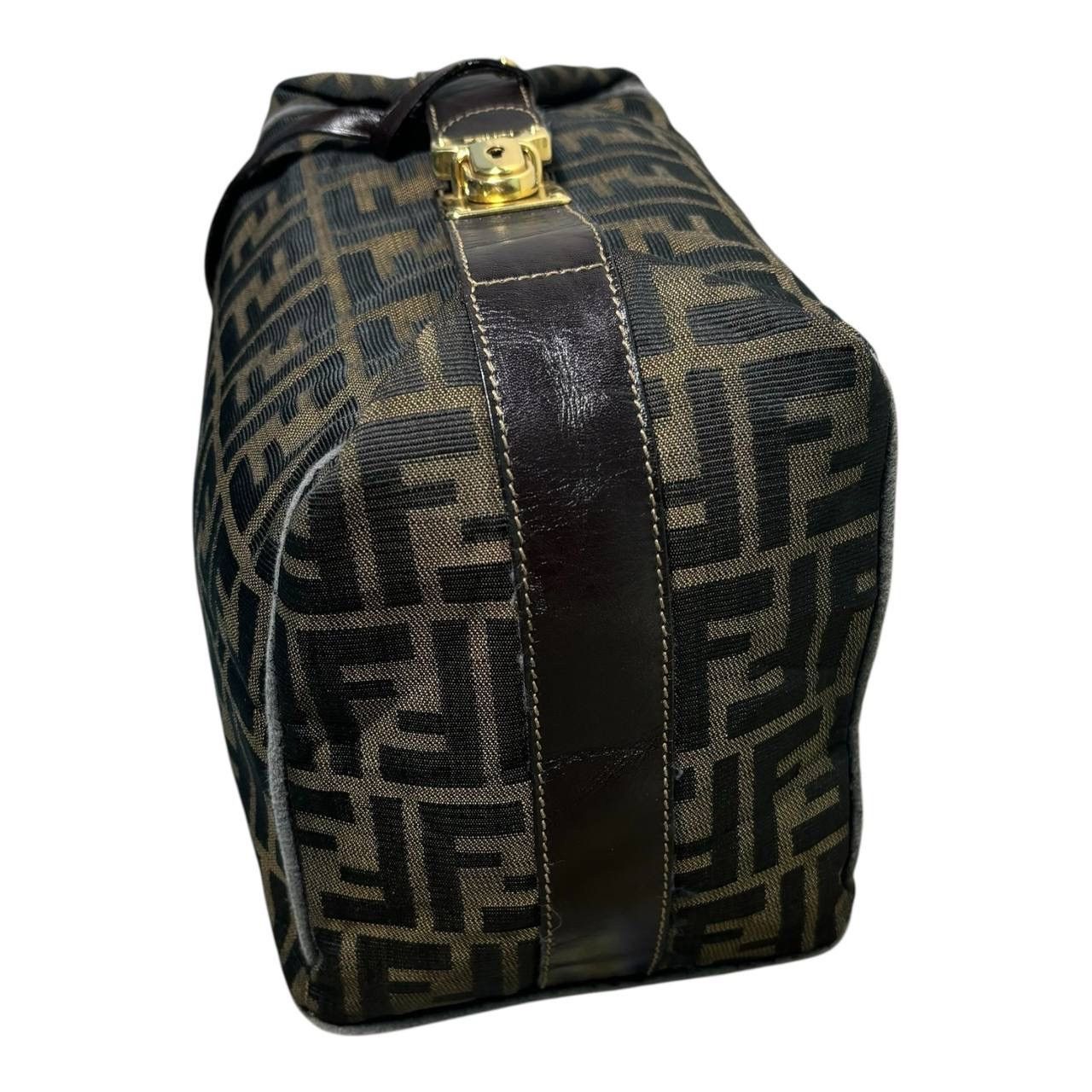 Fendi Vintage Fendi Zucca Canvas Mini Doctor Bag Boxy Handbag 90s Size ONE SIZE - 4 Thumbnail