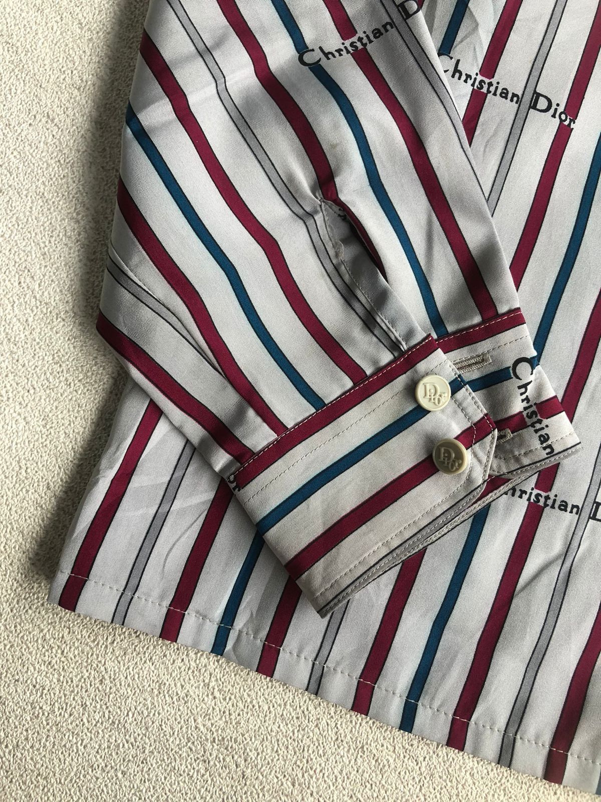 Christian Dior Monsieur RARE❤️‍🔥Vintage Christian Dior Stripe shirt Size US M / EU 48-50 / 2 - 5 Thumbnail