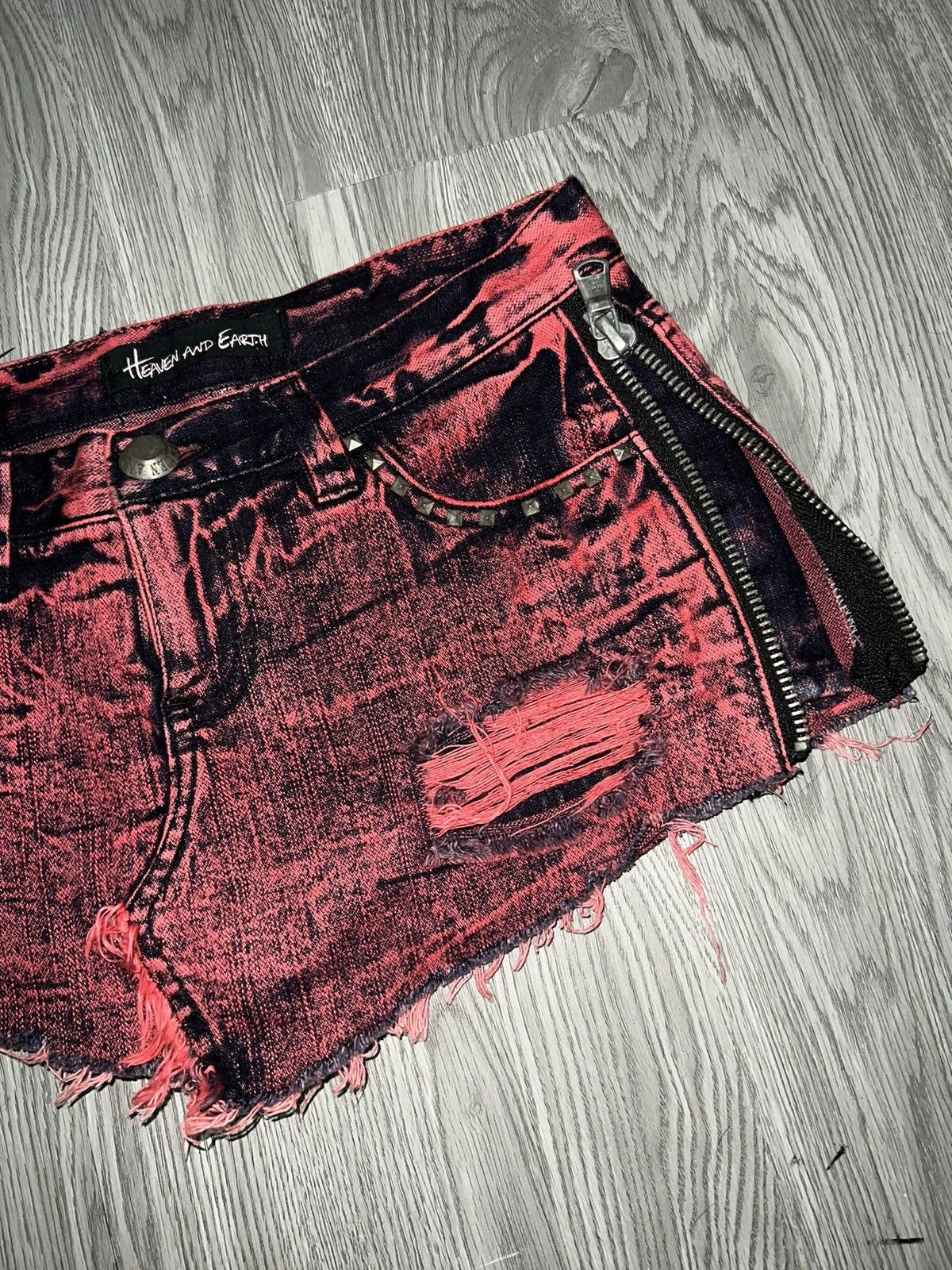 Japanese Brand Heaven and Earth punk red mini skirts 💋🥀 Size 28" / US 6 / IT 42 - 17 Thumbnail