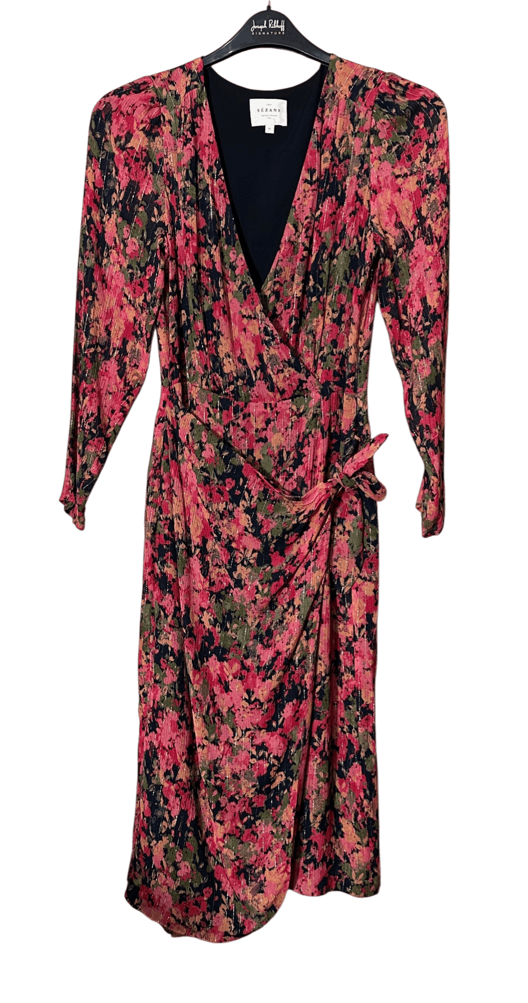 Sezane Armonie Floral Wrap Dress Size XS / US 0-2 / IT 36-38 - 1 Thumbnail