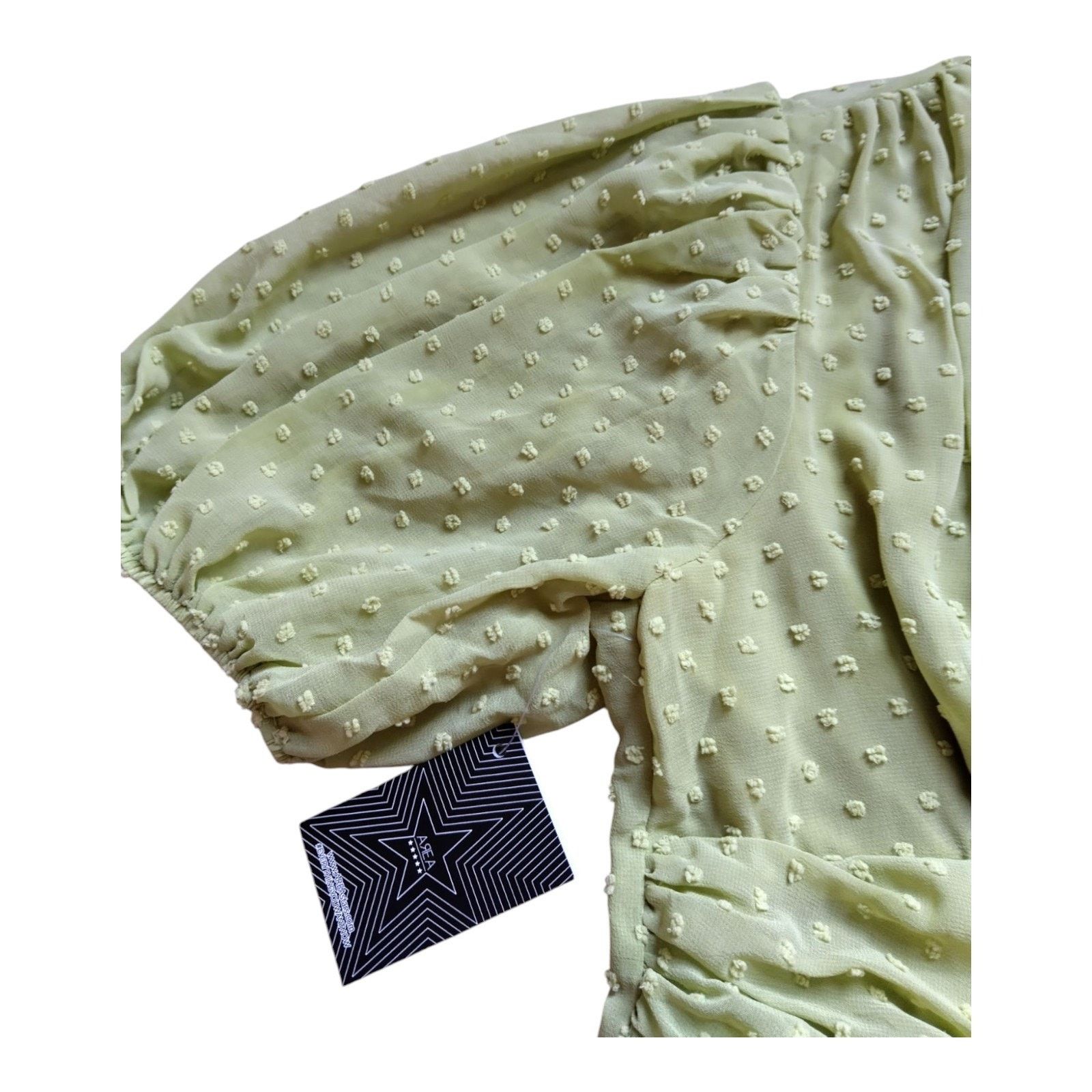 Other NWT Women's Area Stars Light Green Dress, Large Size L / US 10 / IT 46 - 2 Thumbnail