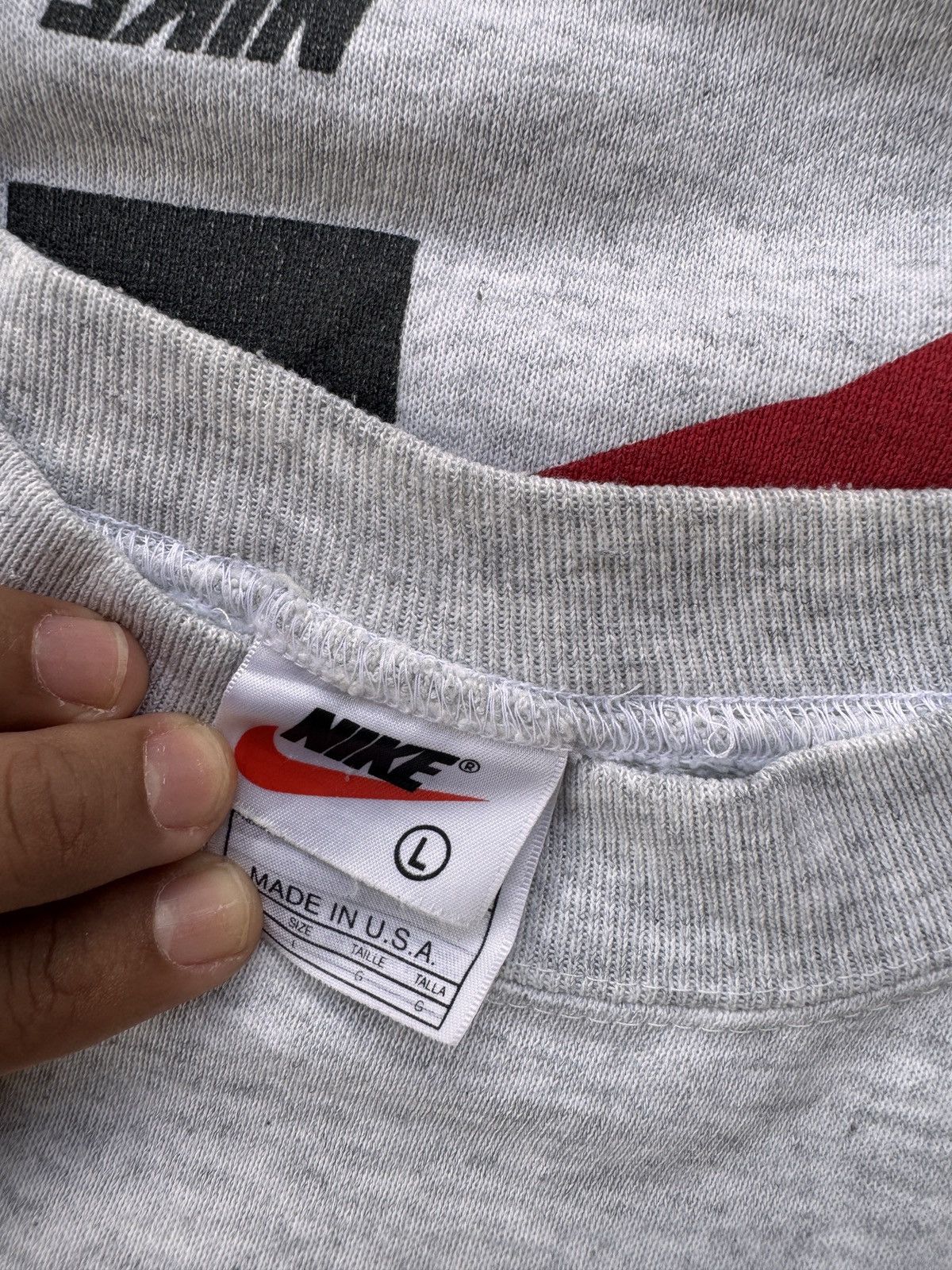 Nike sweatshirt nike vintage 90’s Size US L / EU 52-54 / 3 - 4 Thumbnail