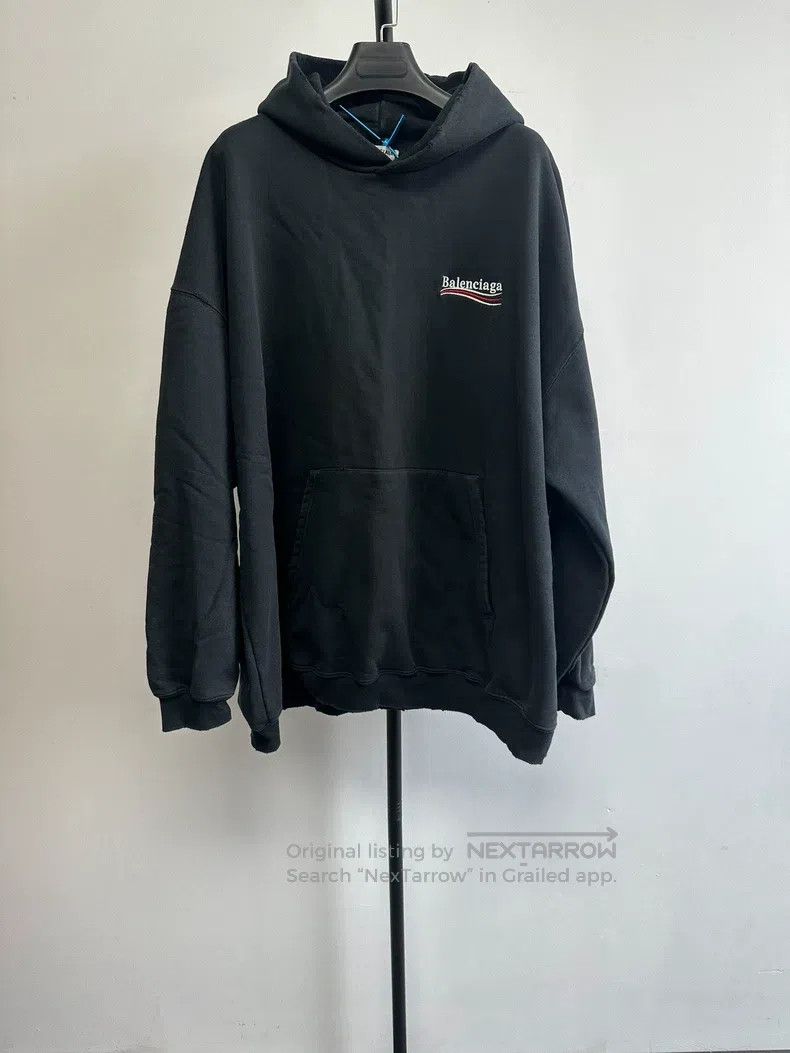 Balenciaga Balenciaga Alphabet Print Hooded Loose Long Sleeve Sweatsh Size US M / EU 48-50 / 2 - 1 Thumbnail