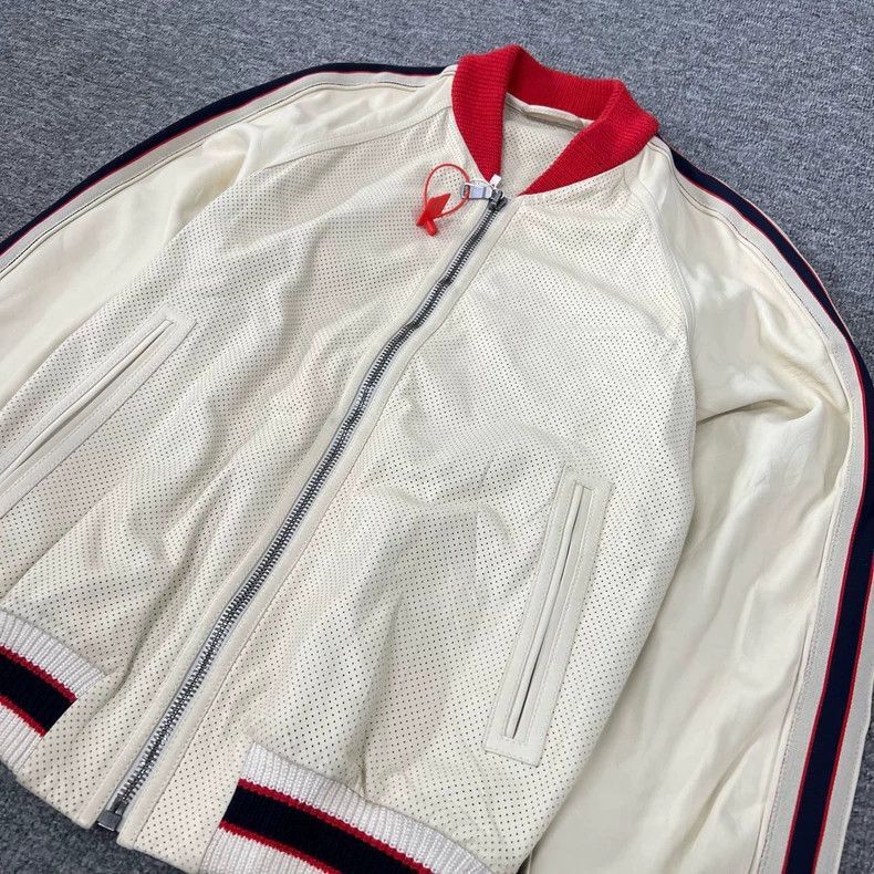 Gucci Gucci Lambskin Leather Bomber Jacket-2507 Size US M / EU 48-50 / 2 - 2 Thumbnail