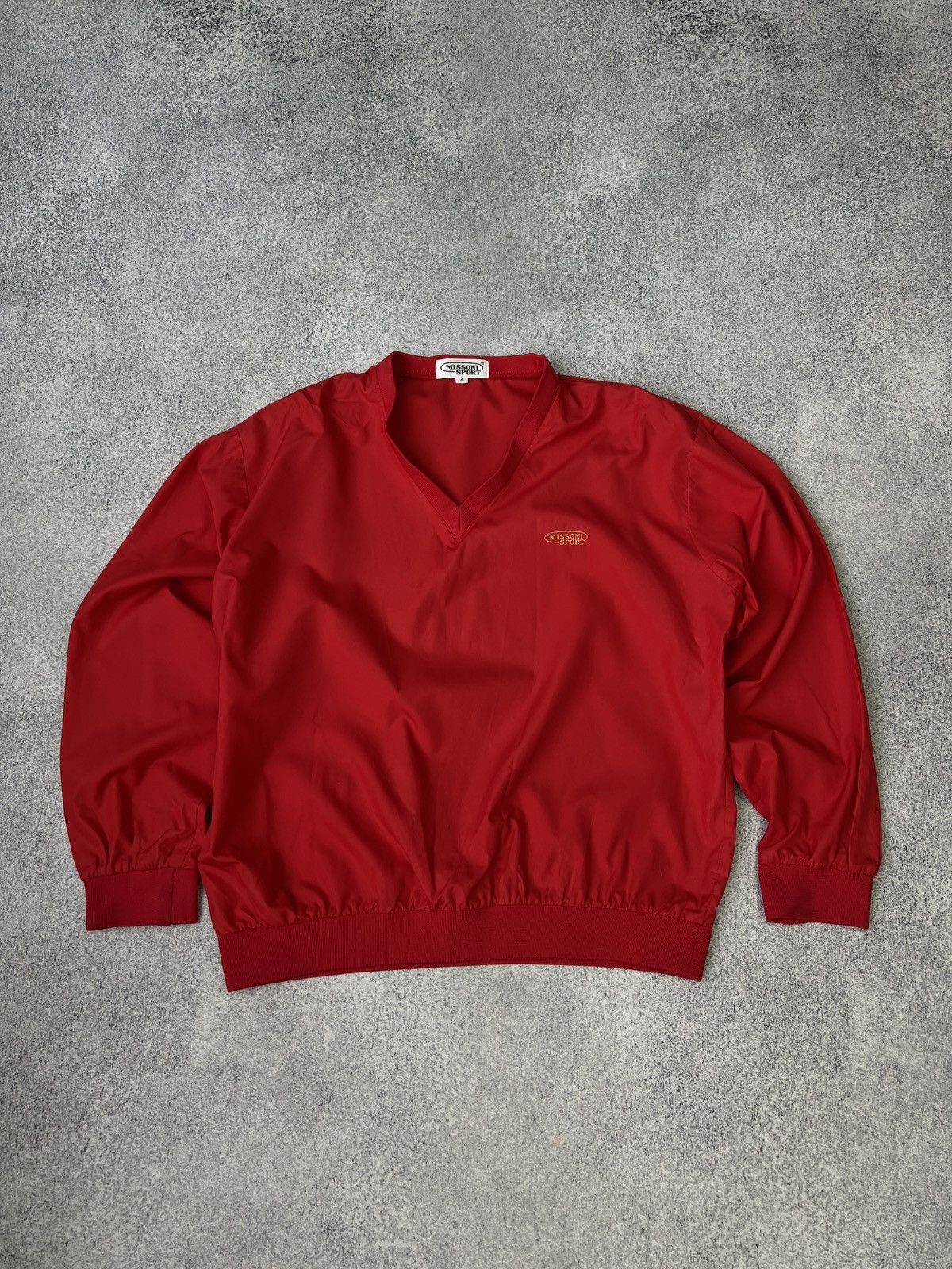 Vintage Missoni sport nylon light red sweatshirt
