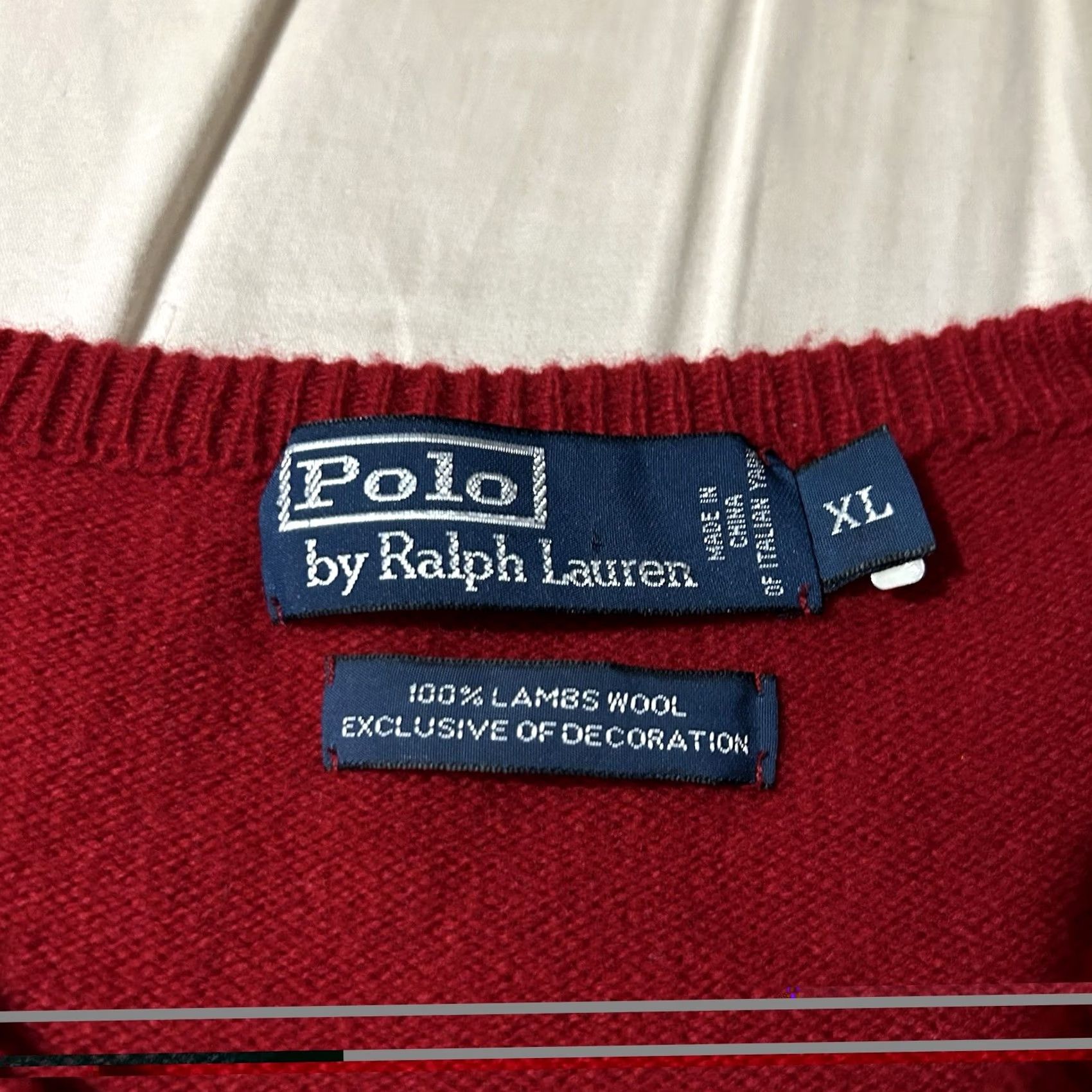 Polo Ralph Lauren Polo Ralph Lauren Sweater Red XL Lambs Wool Pullover Men’s Size XL Size US XL / EU 56 / 4 - 3 Thumbnail