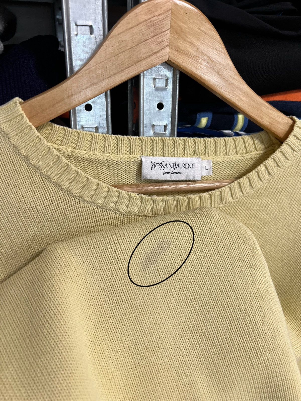 Yves Saint Laurent Vintage Yves Saint Laurent Knit Sweater YSL Jumper Pullover Size US L / EU 52-54 / 3 - 8 Thumbnail