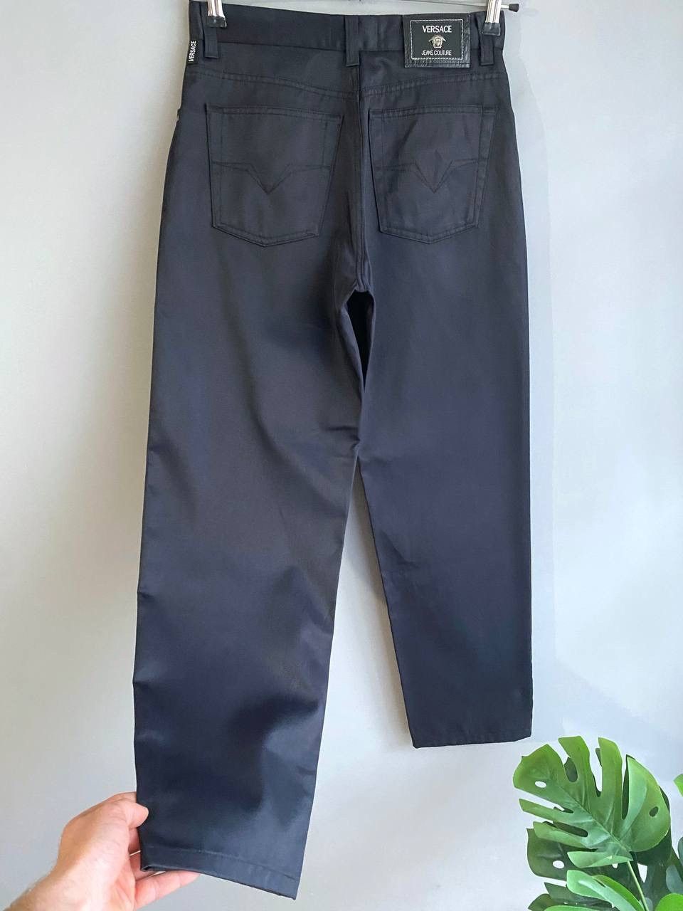 Versace Jeans Couture Vintage Versace Jeans Couture Men's Wide Leg Jeans, W29 L30 Size US 29 - 7 Thumbnail