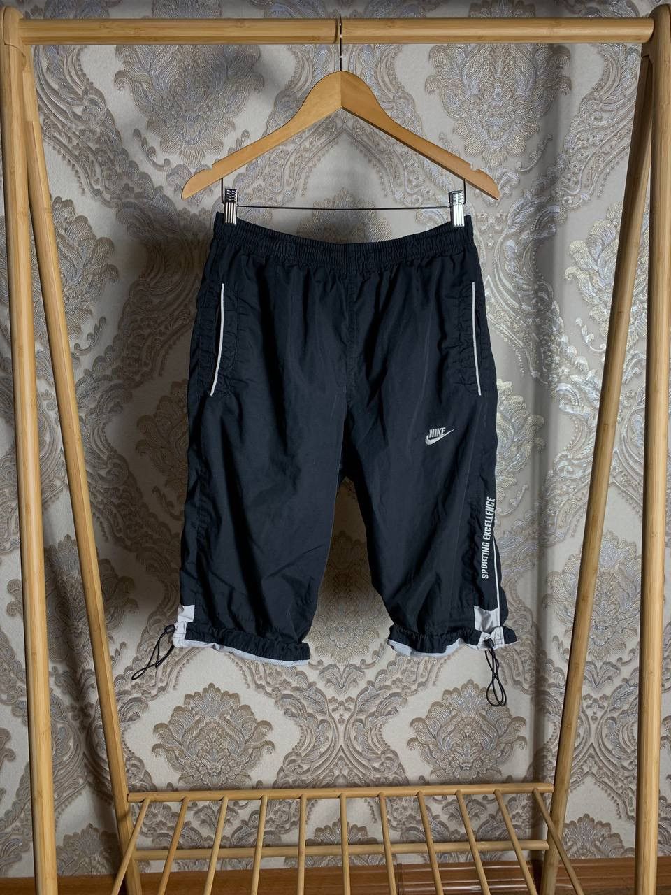 Nike × Vintage VERY RARE NIKE SHORTS PANTS DRILL SWOOSH JAPAN STYLE 90s Size US 34 / EU 50 - 1 Thumbnail