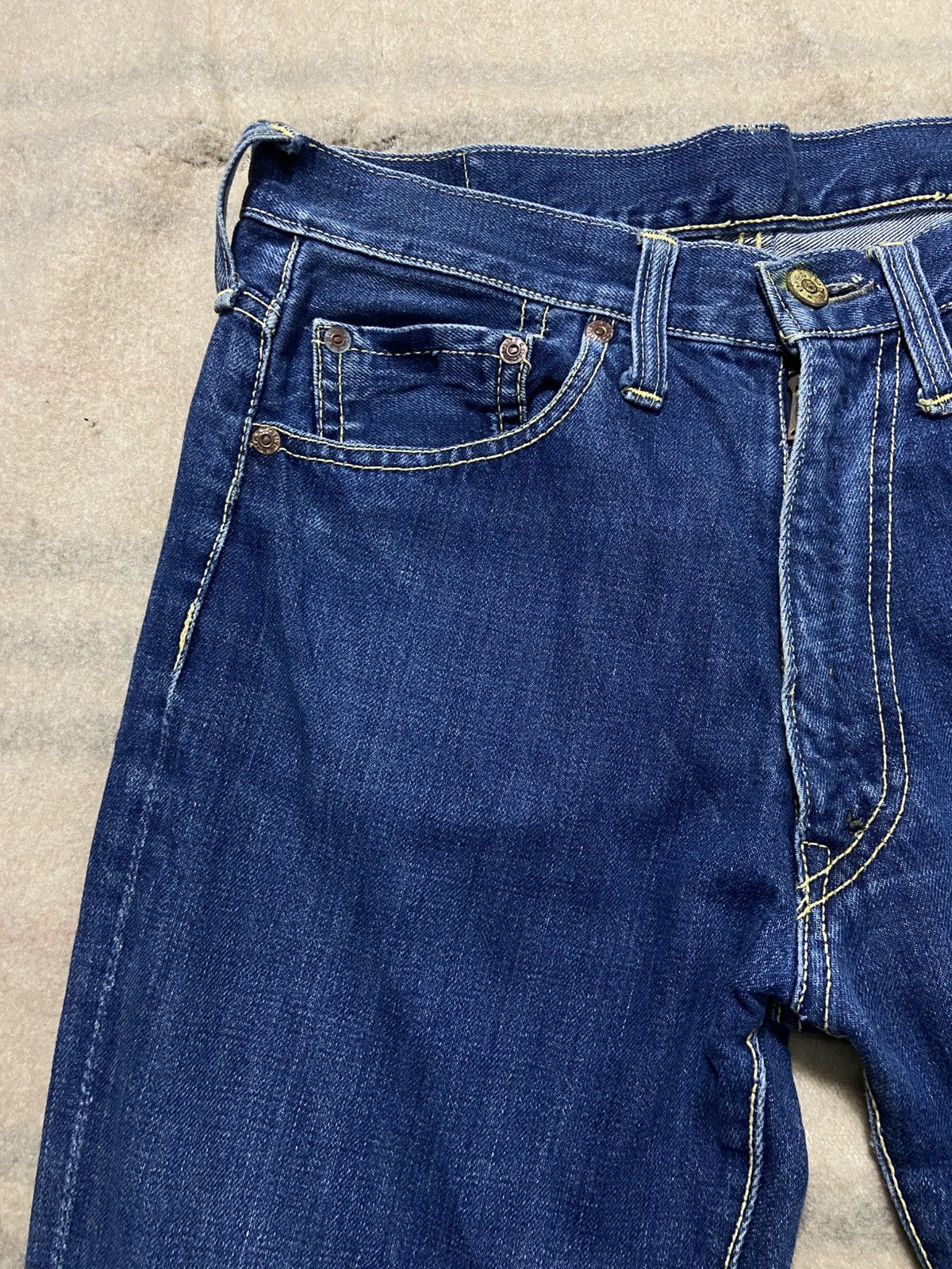 Japanese Brand Vintage 60s Big Stone Flare Jeans Size US 30 / EU 46 - 4 Thumbnail