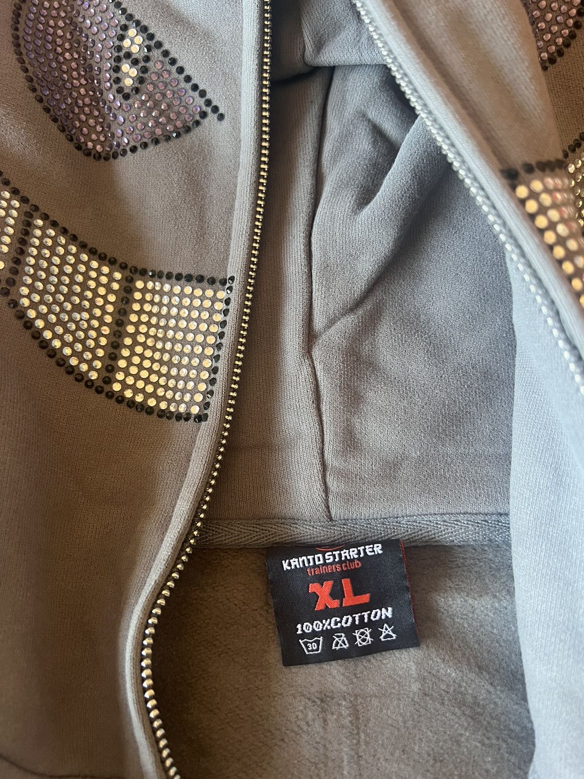 Kanto Starter Grey Rhinestone Gengar Fullzip Kanto Starter Size US XL / EU 56 / 4 - 3 Thumbnail