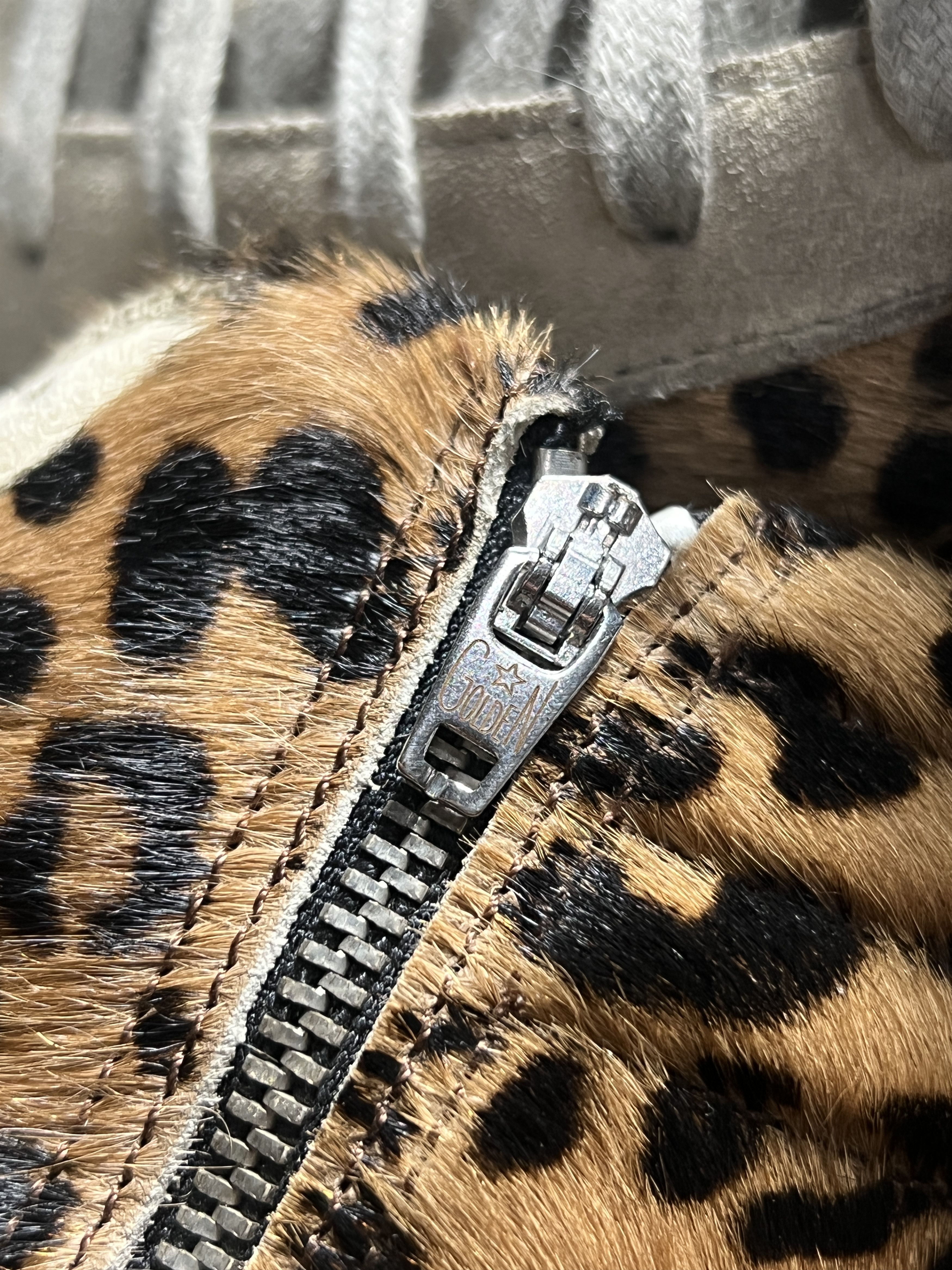 Golden Goose Golden Goose Slide Leopard Pony Hair Zip Sneaker 40 Size US 7 / EU 40 - 16 Thumbnail