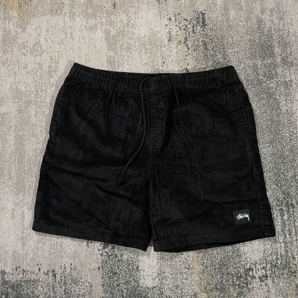 Stussy STUSSY WIDE WALE BOX CORD SHORTS BLACK Size US 32 / EU 48 - 2 Thumbnail