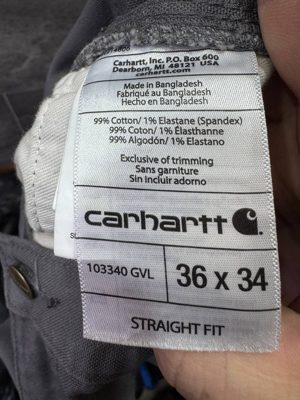 Other Carhartt Straight Fit Stretch Double Front Trousers Pants Size US 36 / EU 52 - 14 Thumbnail