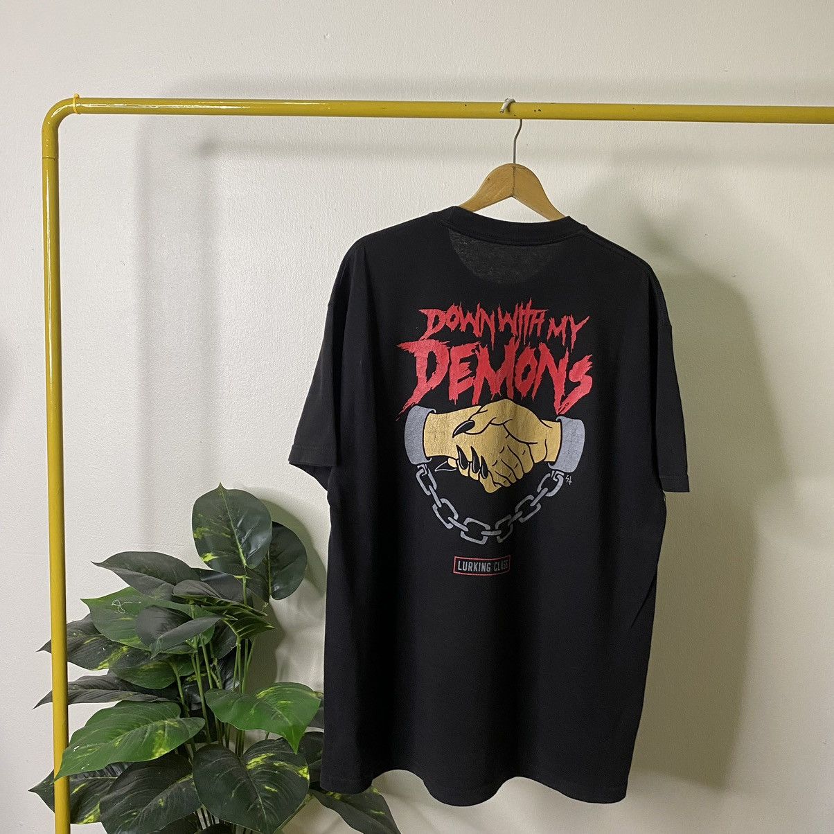 Japanese Brand × Lurking Class Lurking Class Down With My Demons Tee Size US XL / EU 56 / 4 - 1 Thumbnail