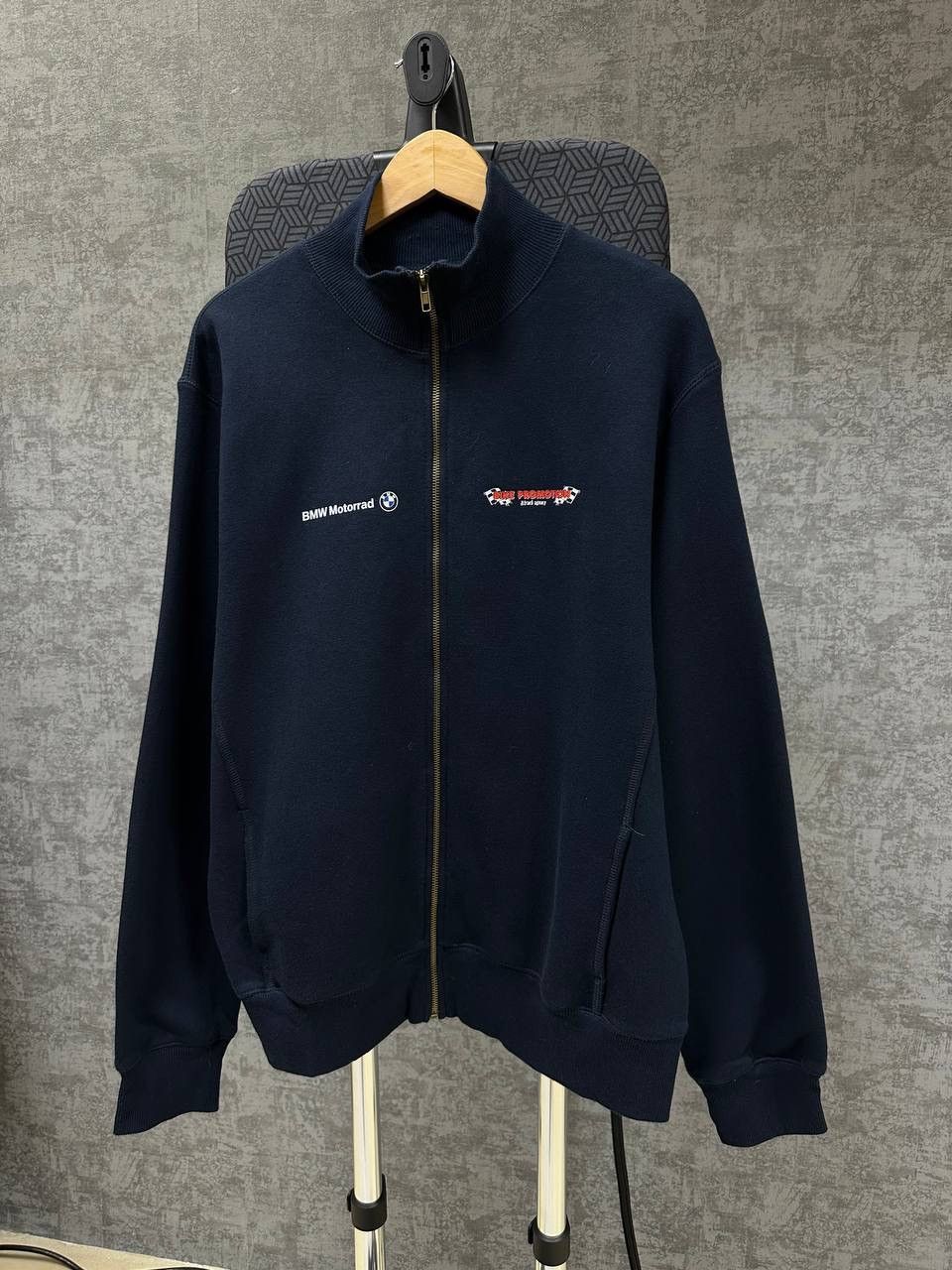 BMW × Vintage Vintage BMW Racing Big Logo Zip Hoodie Size US L / EU 52-54 / 3 - 4 Thumbnail