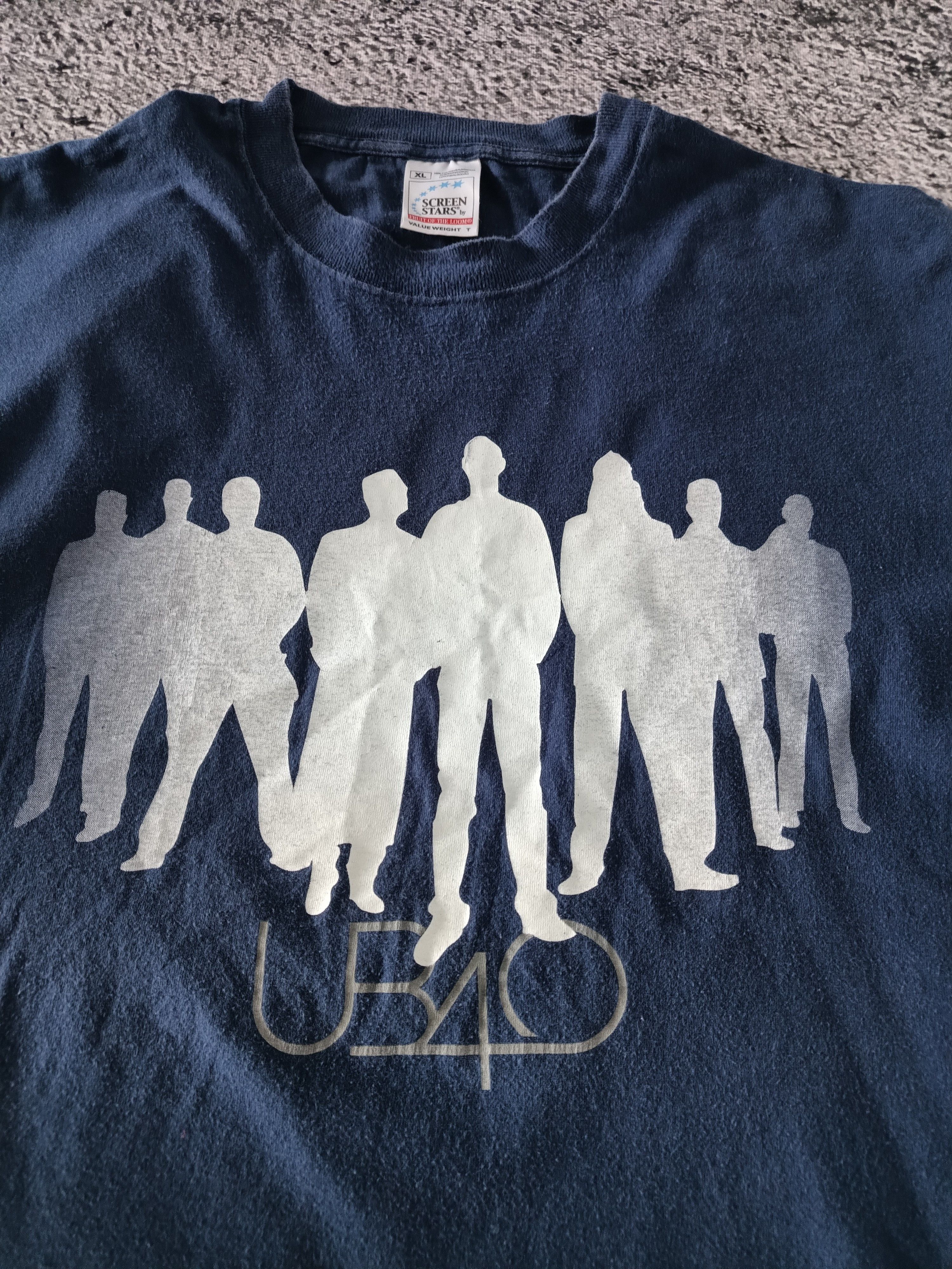 Band Tees × Rap Tees × Vintage UB40 Tour Vintage 90's Reggie Rap Merch Tee Size US XL / EU 56 / 4 - 3 Thumbnail