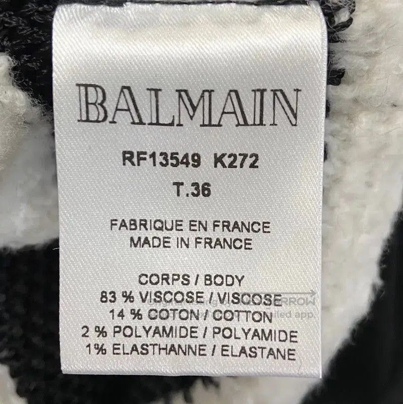 Balmain Balmain Striped Knit Cardigan . Size M / US 6-8 / IT 42-44 - 5 Thumbnail