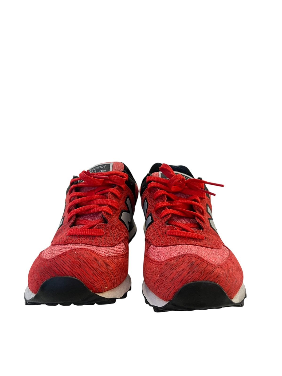 New Balance New Balance 574 Classics Sweatshirt Red Black Mens Sneakers Size US 10 / EU 43 - 6 Thumbnail