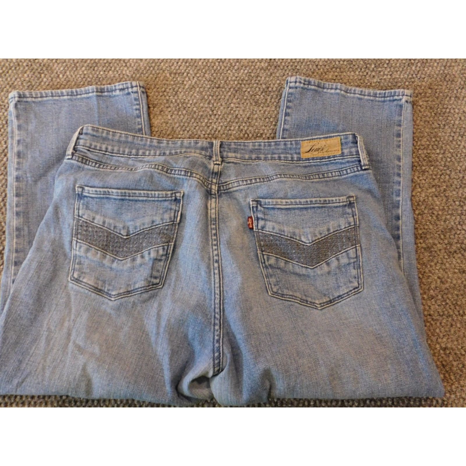 Levi's Levi's Jeans Women 14 Straight Denim 31in Waist Blue Slim Regular Pockets Zipper Stretch Classic 21in Inseam Size 36" / US 14 / IT 50 - 5 Thumbnail