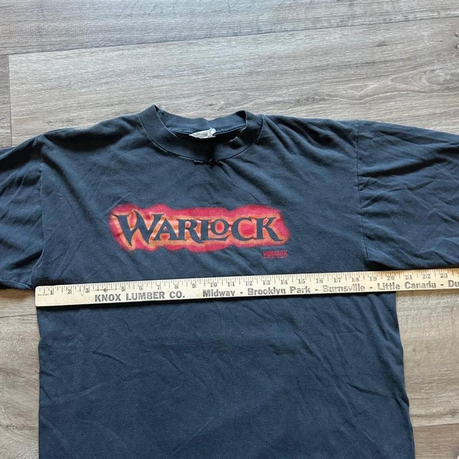Other Vintage 90’s Warlock Movie Promo t shirt super rare Size L Size US L / EU 52-54 / 3 - 6 Thumbnail