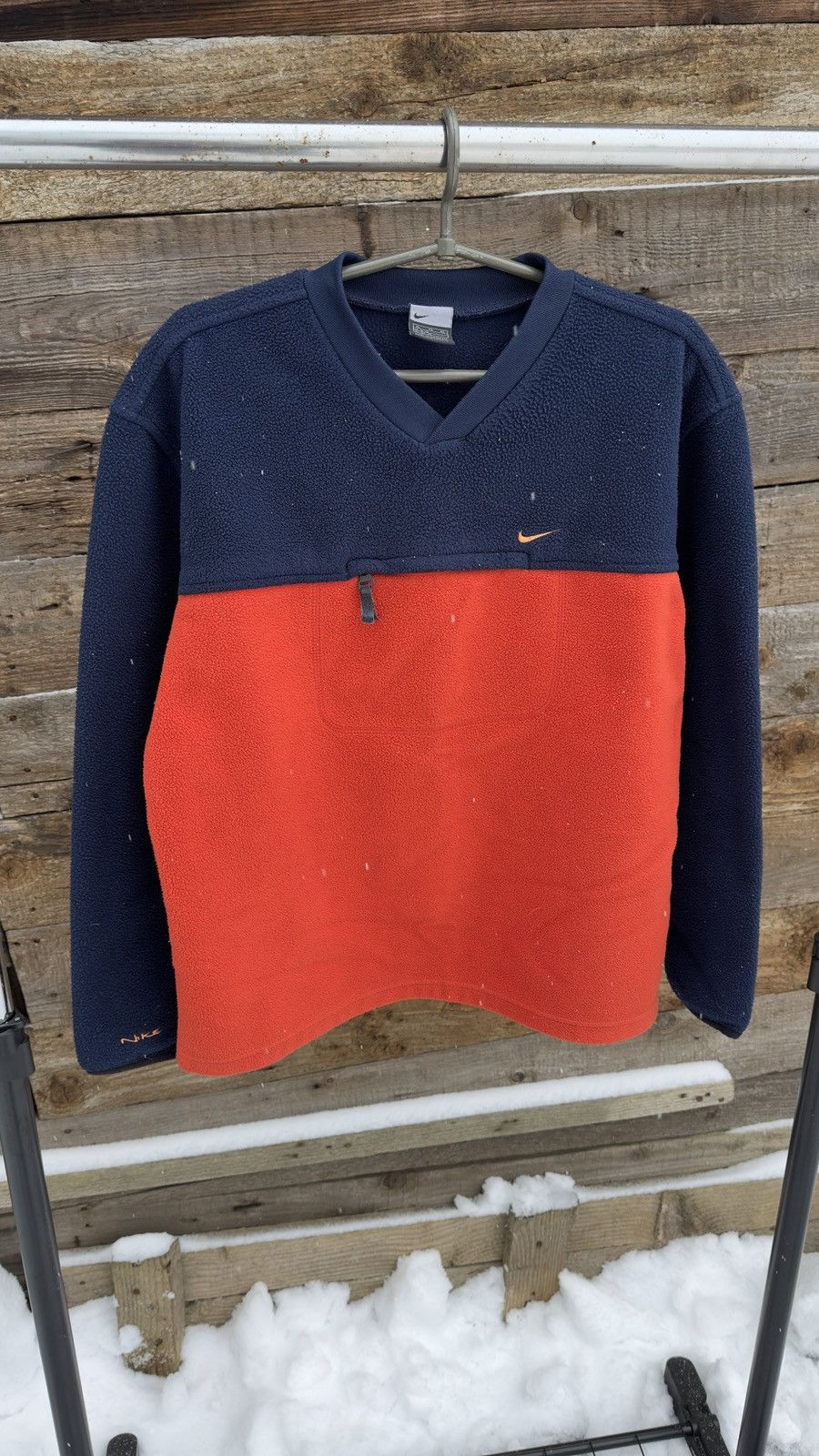 Nike 90s Vintage Nike Fleece Sweatshirt Size US S / EU 44-46 / 1 - 2 Thumbnail
