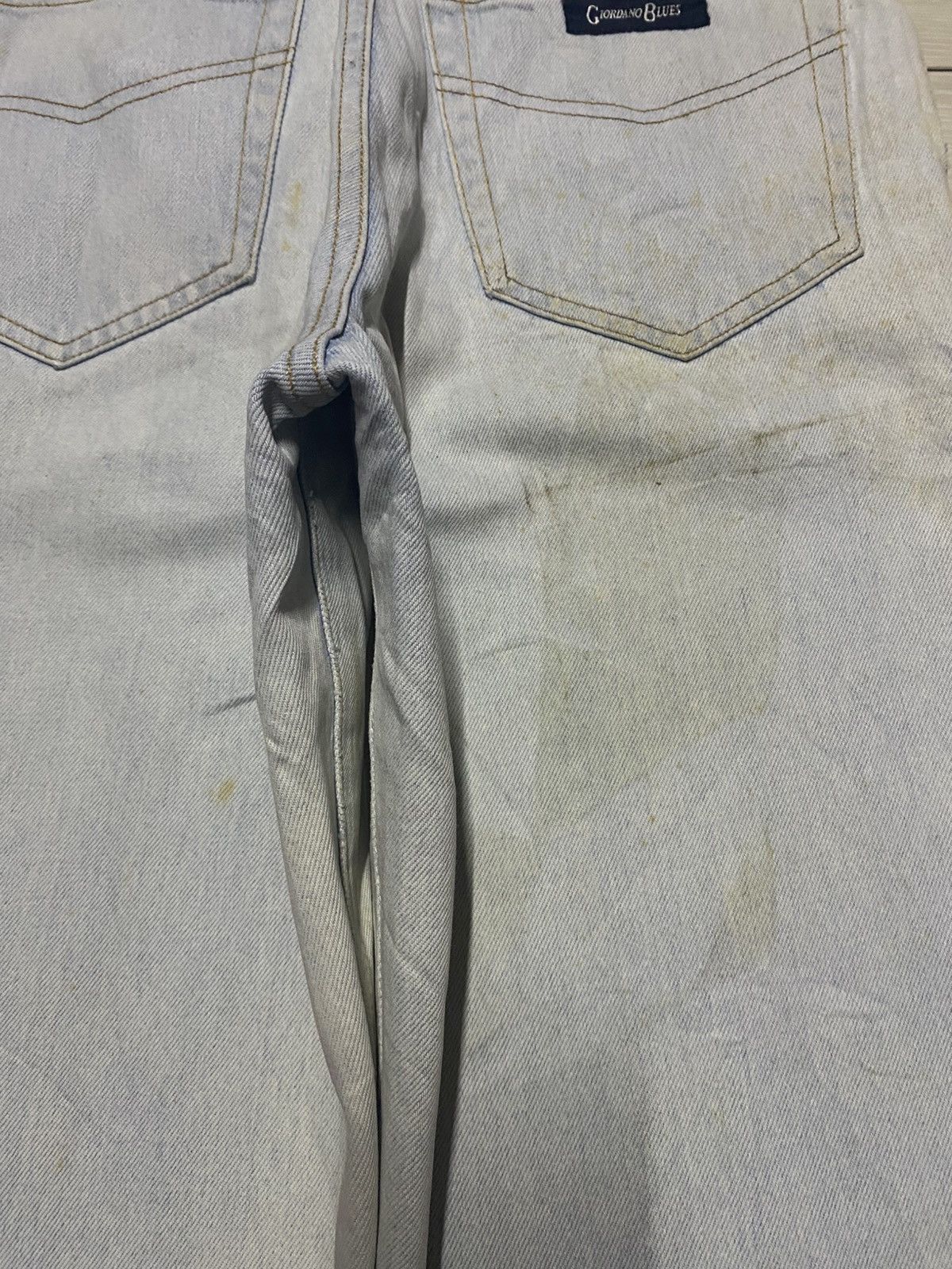 Vintage Vintage Giordano Blue Light Wash Rusty Loose Jeans Size US 30 / EU 46 - 10 Thumbnail