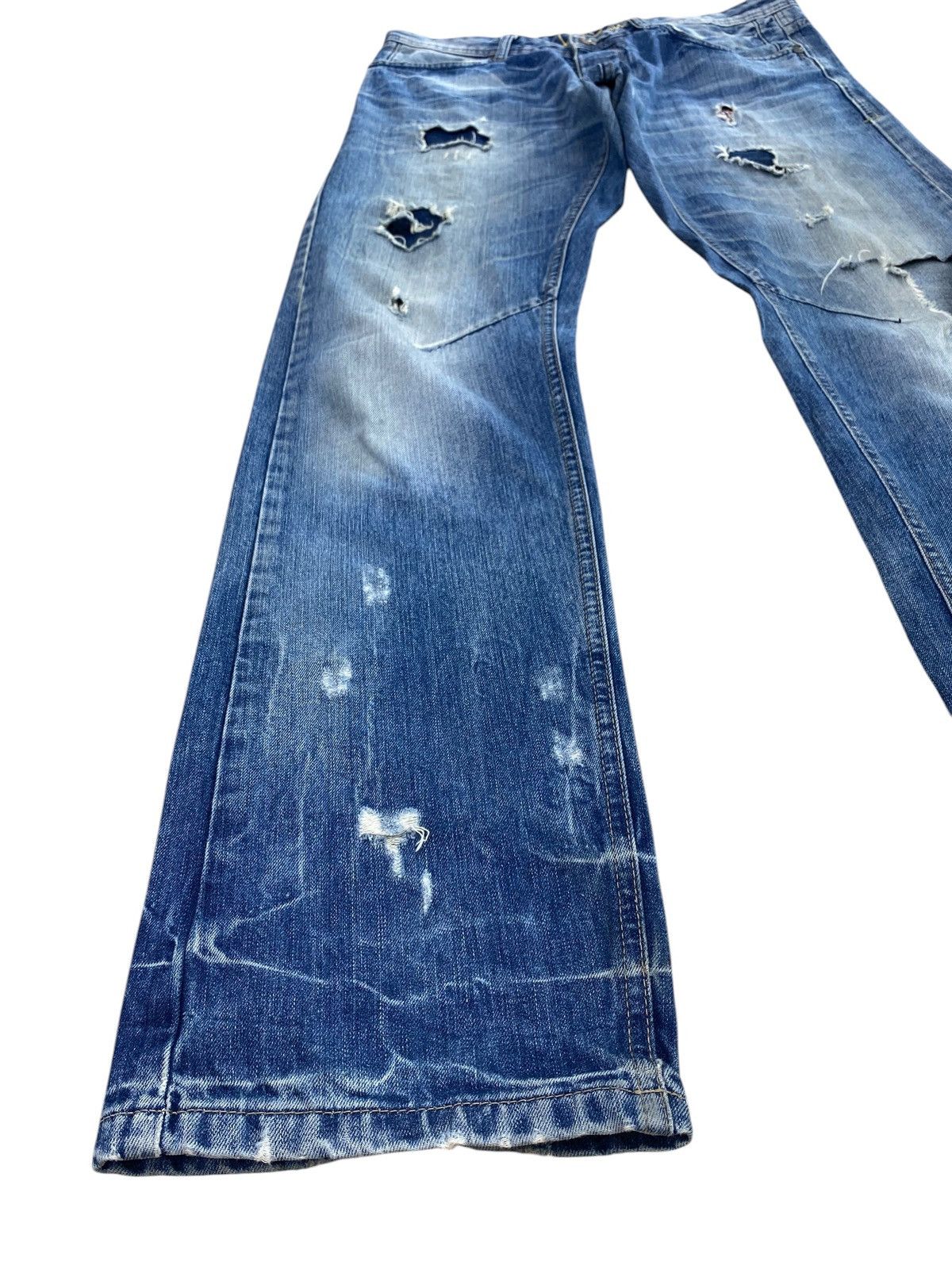 Desigual Desigual Brand Distressed Patchwork Style Loose Jeans Size US 34 / EU 50 - 7 Thumbnail