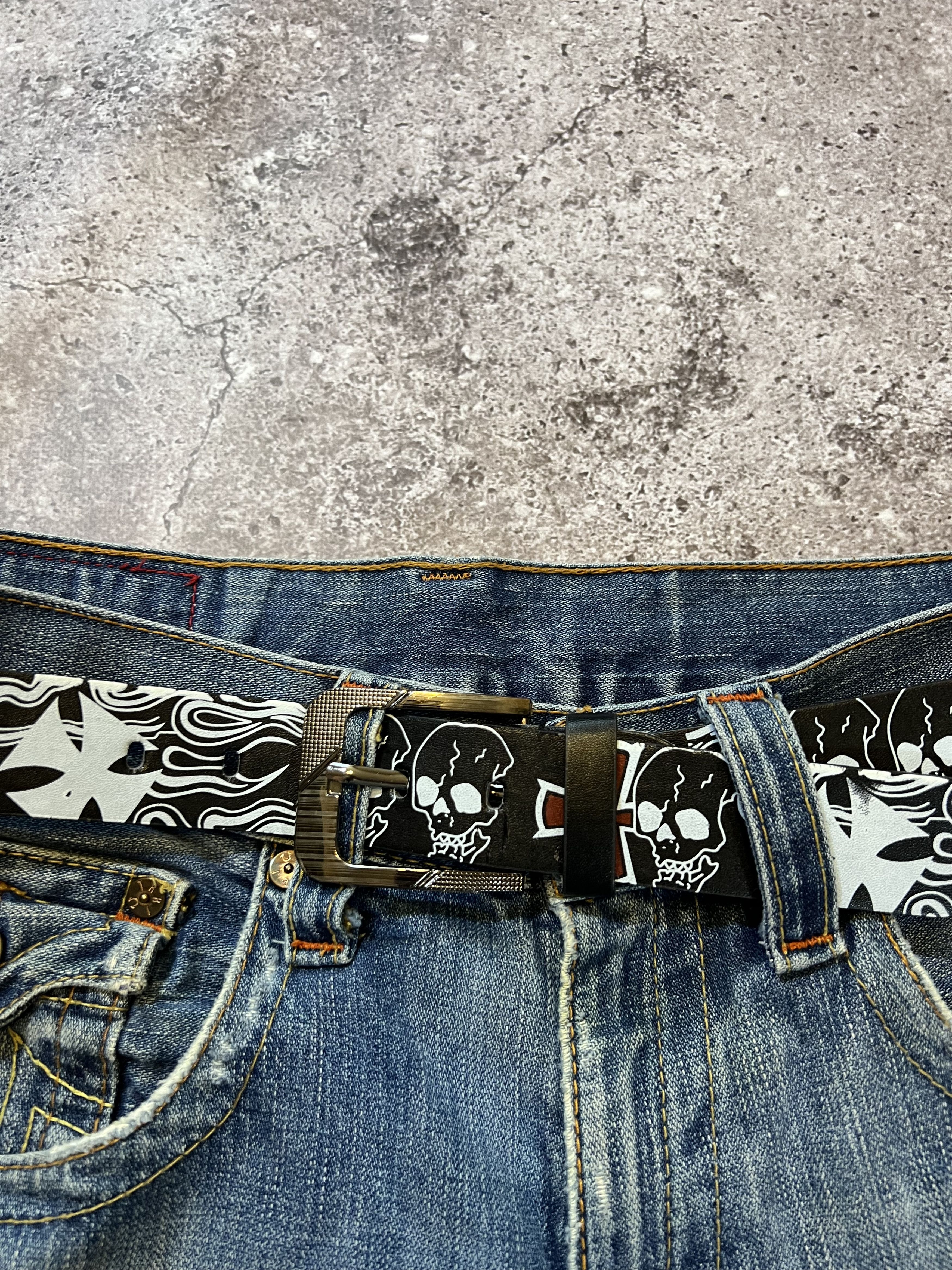Other Vintage Y2k Flame Skull Belt Hype Size ONE SIZE - 4 Thumbnail