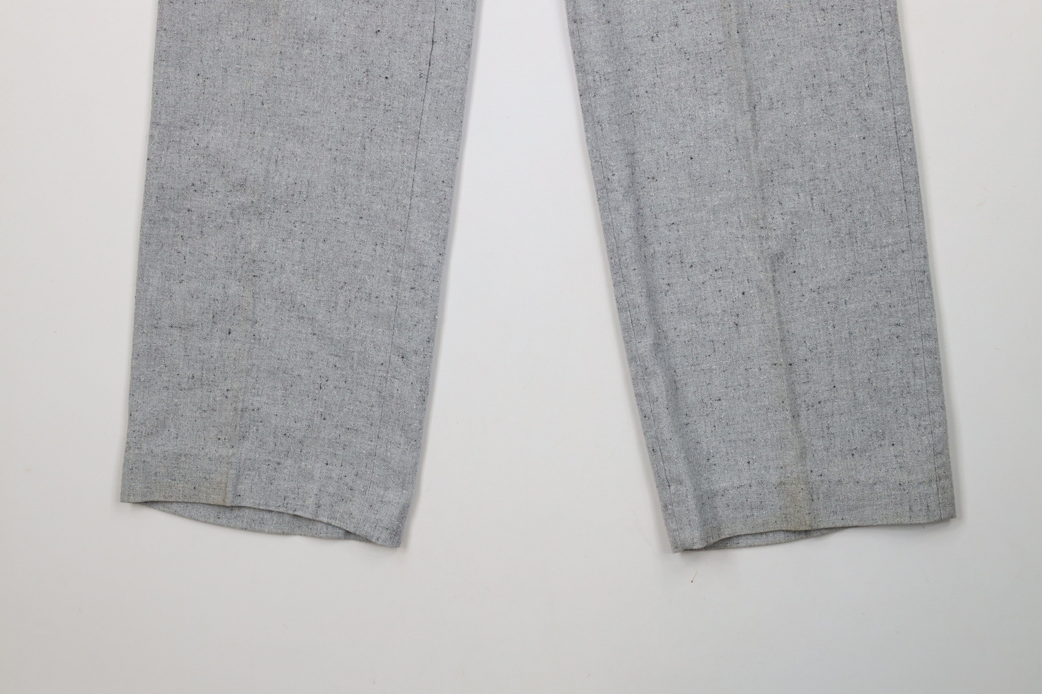 Vintage Vintage 60s 70s Rockabilly Tweed Wide Leg Chino Pants USA Size US 28 / EU 44 - 4 Thumbnail